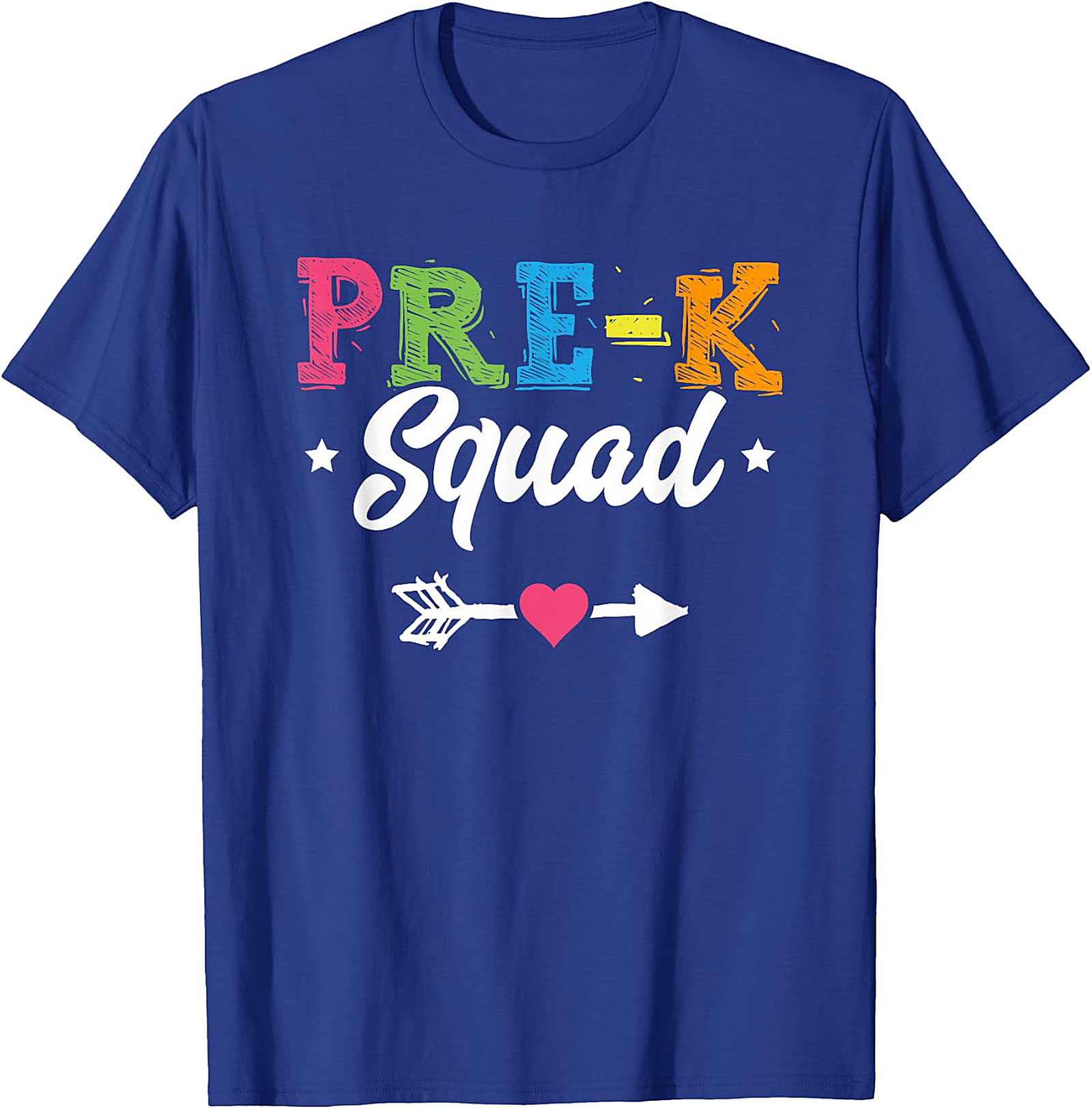 Pre K Squad T Shirt | Colorful Back to School Tee