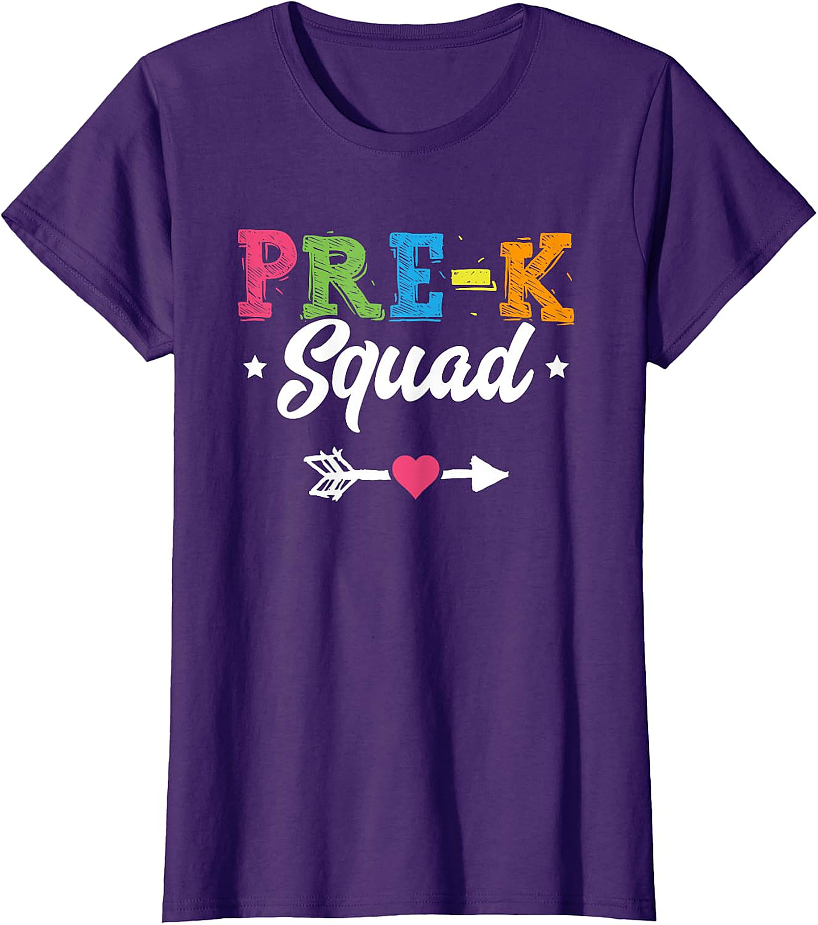 Pre K Squad T Shirt | Colorful Back to School Tee
