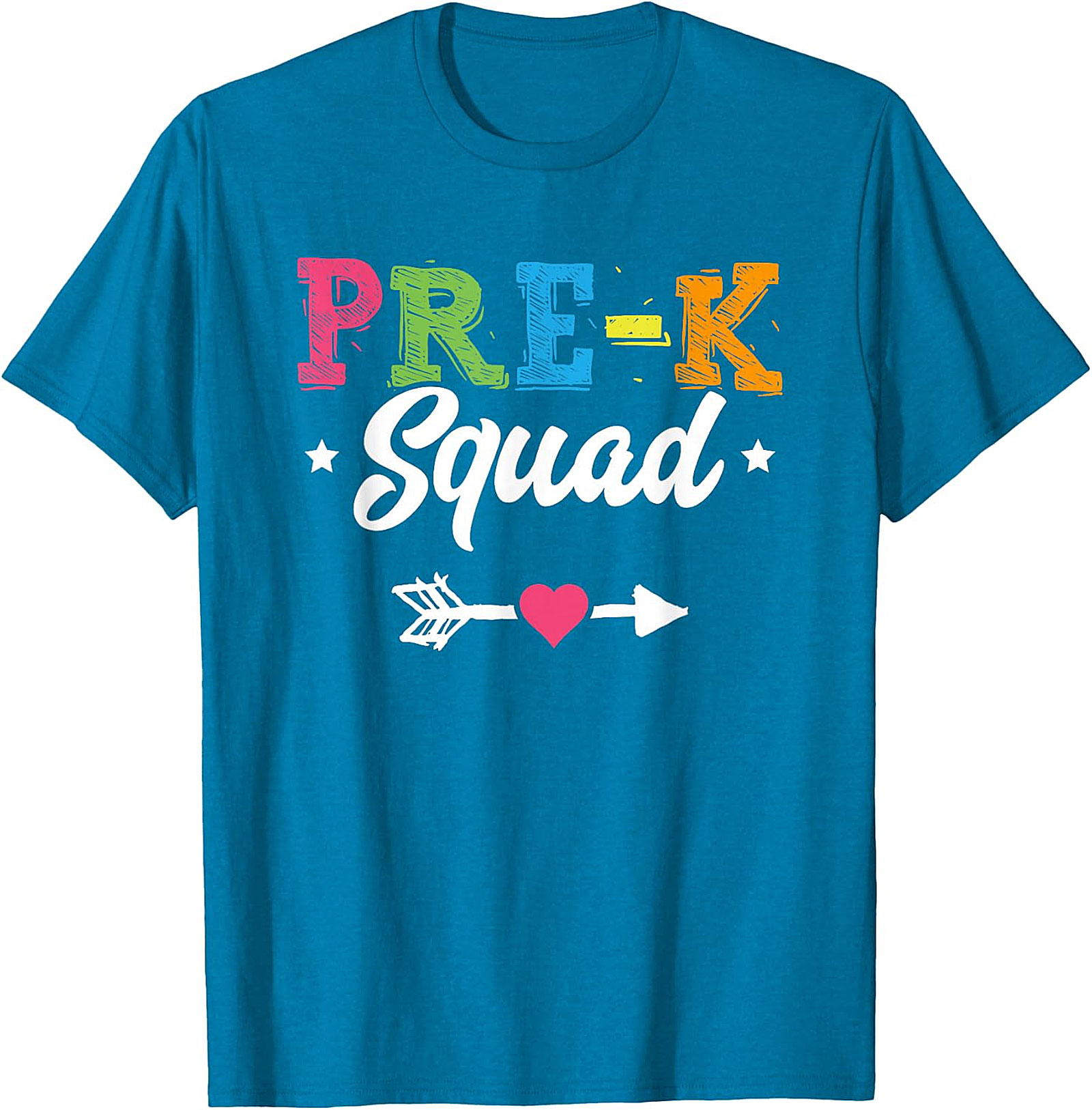 Pre K Squad T Shirt | Colorful Back to School Tee