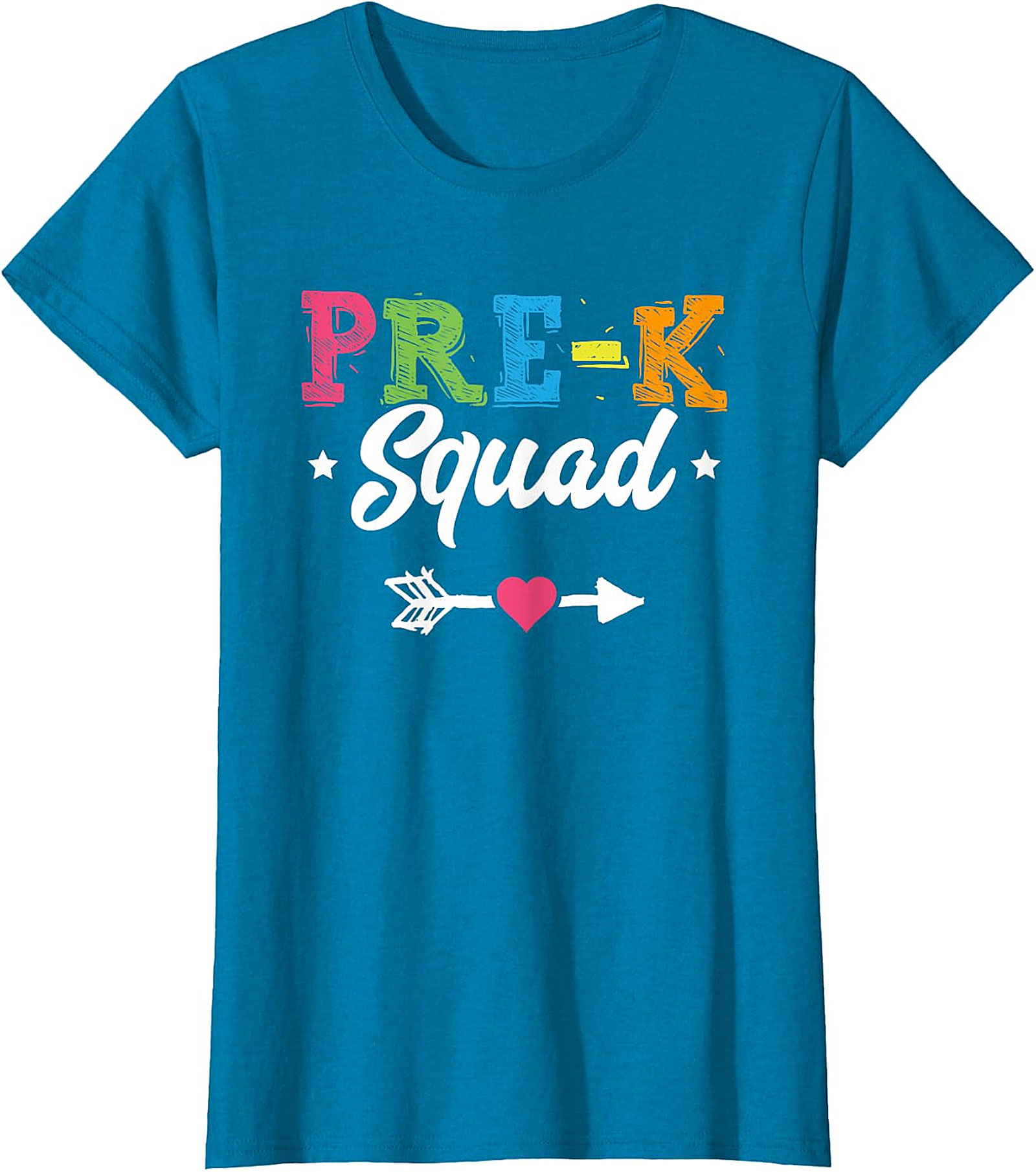 Pre K Squad T Shirt | Colorful Back to School Tee
