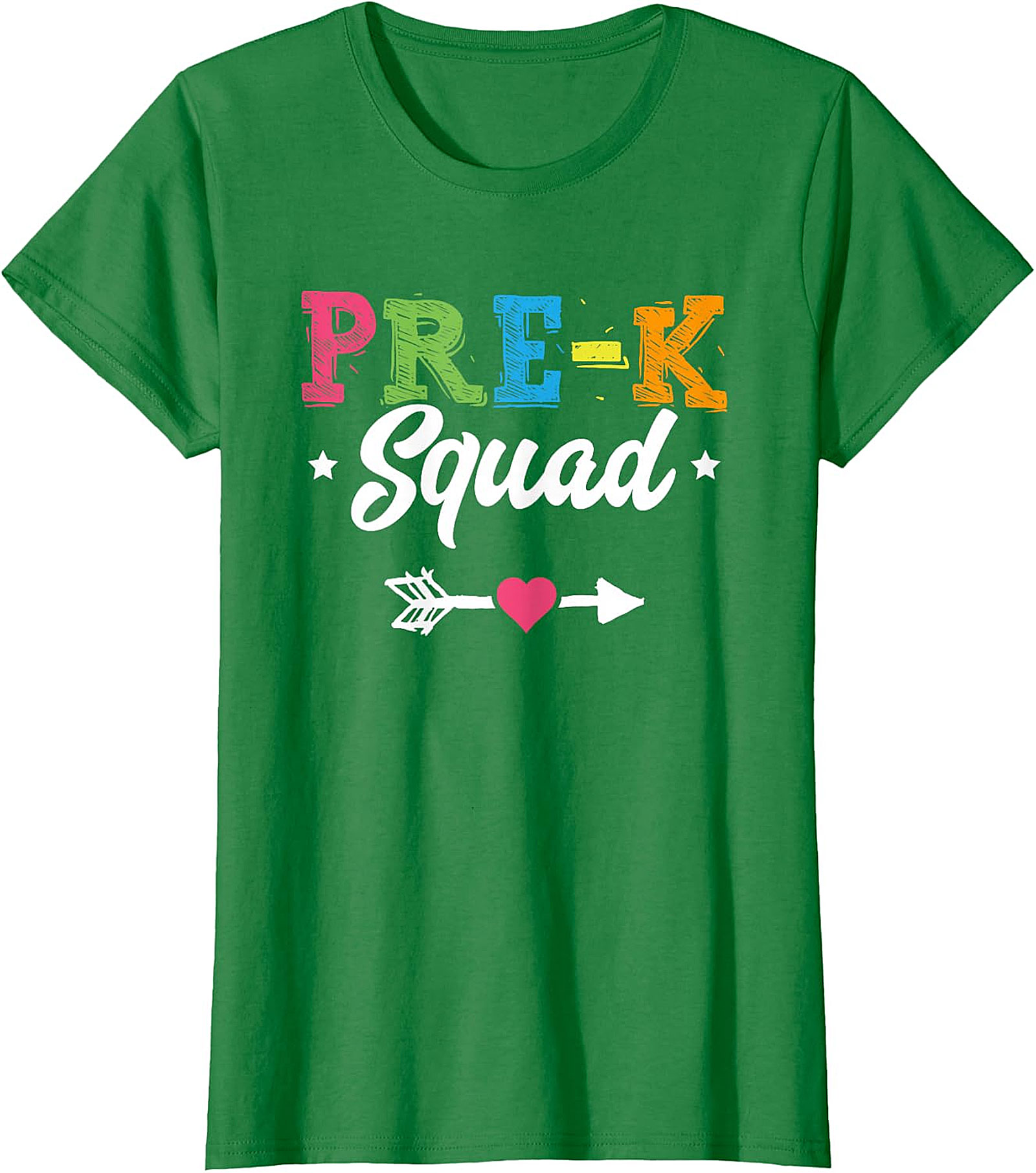 Pre K Squad T Shirt | Colorful Back to School Tee