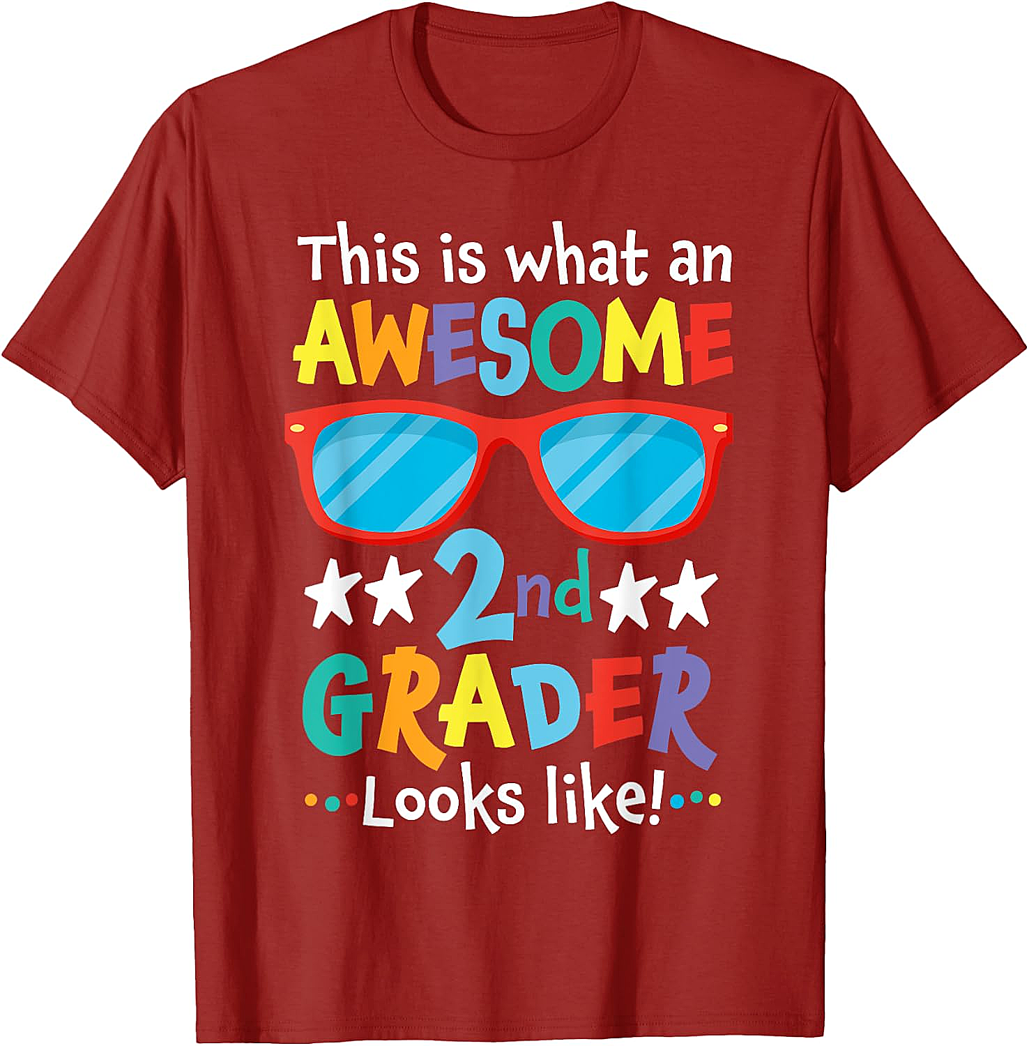 Awesome 2nd Grader T-Shirt - Back to School Tee  Shop Now!