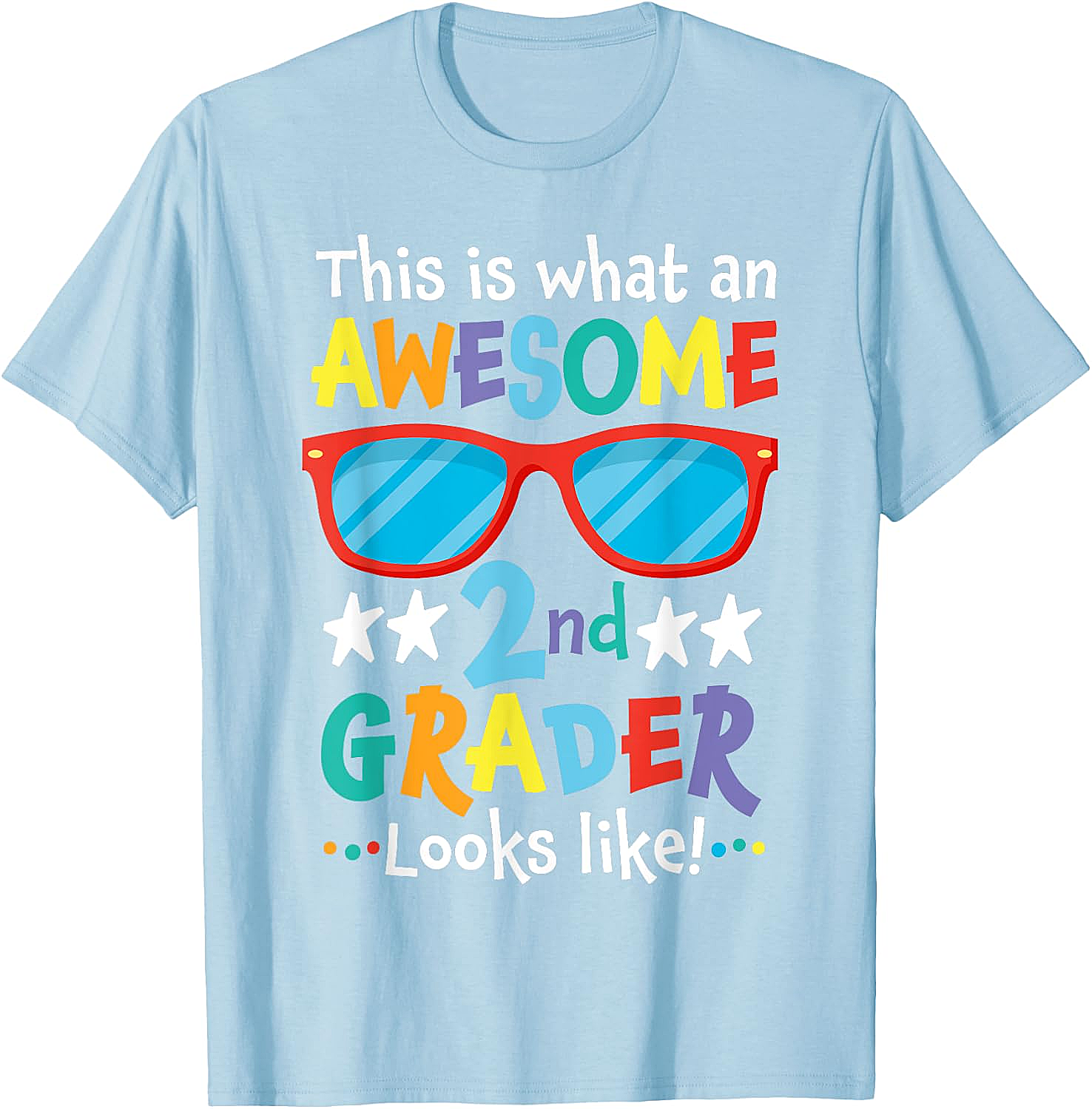 Awesome 2nd Grader T-Shirt - Back to School Tee  Shop Now!