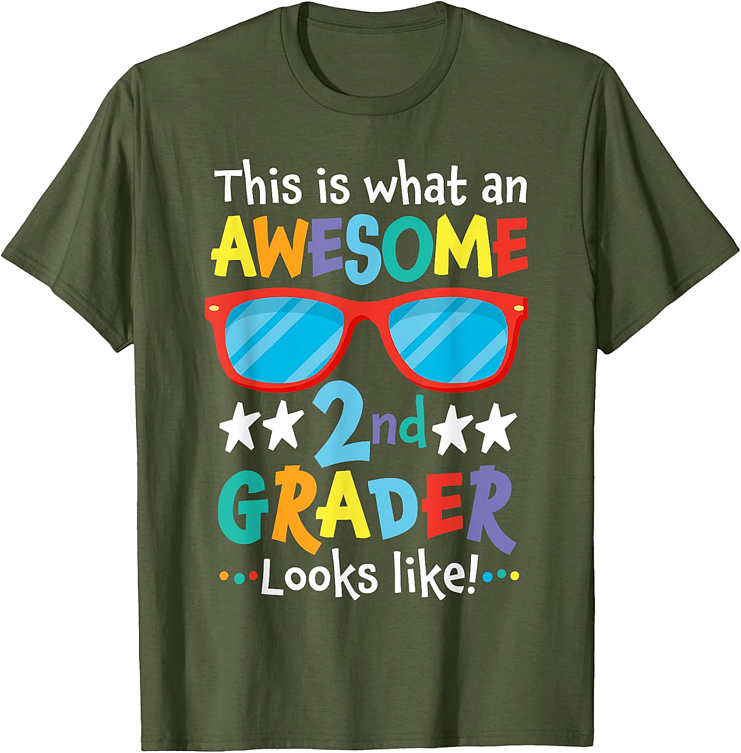 Awesome 2nd Grader T-Shirt - Back to School Tee  Shop Now!