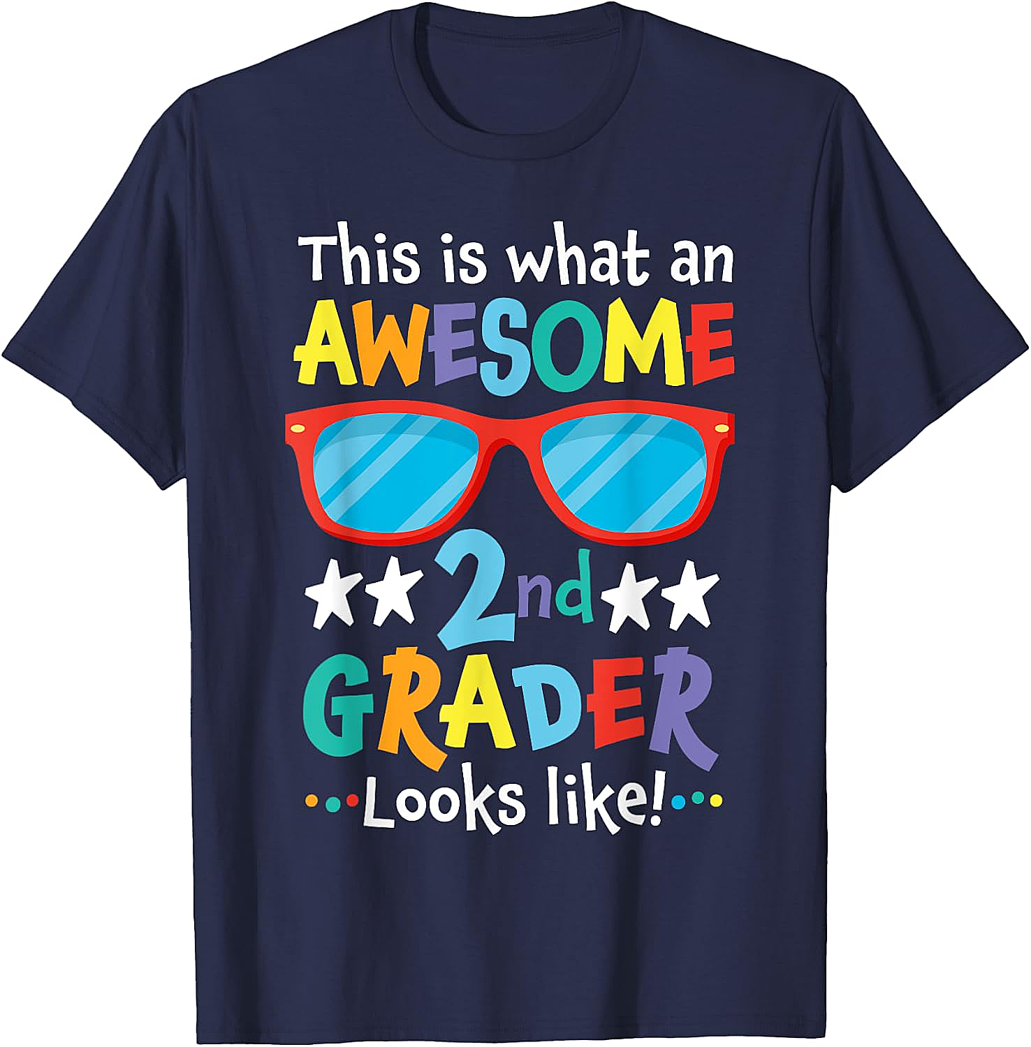 Awesome 2nd Grader T-Shirt - Back to School Tee  Shop Now!