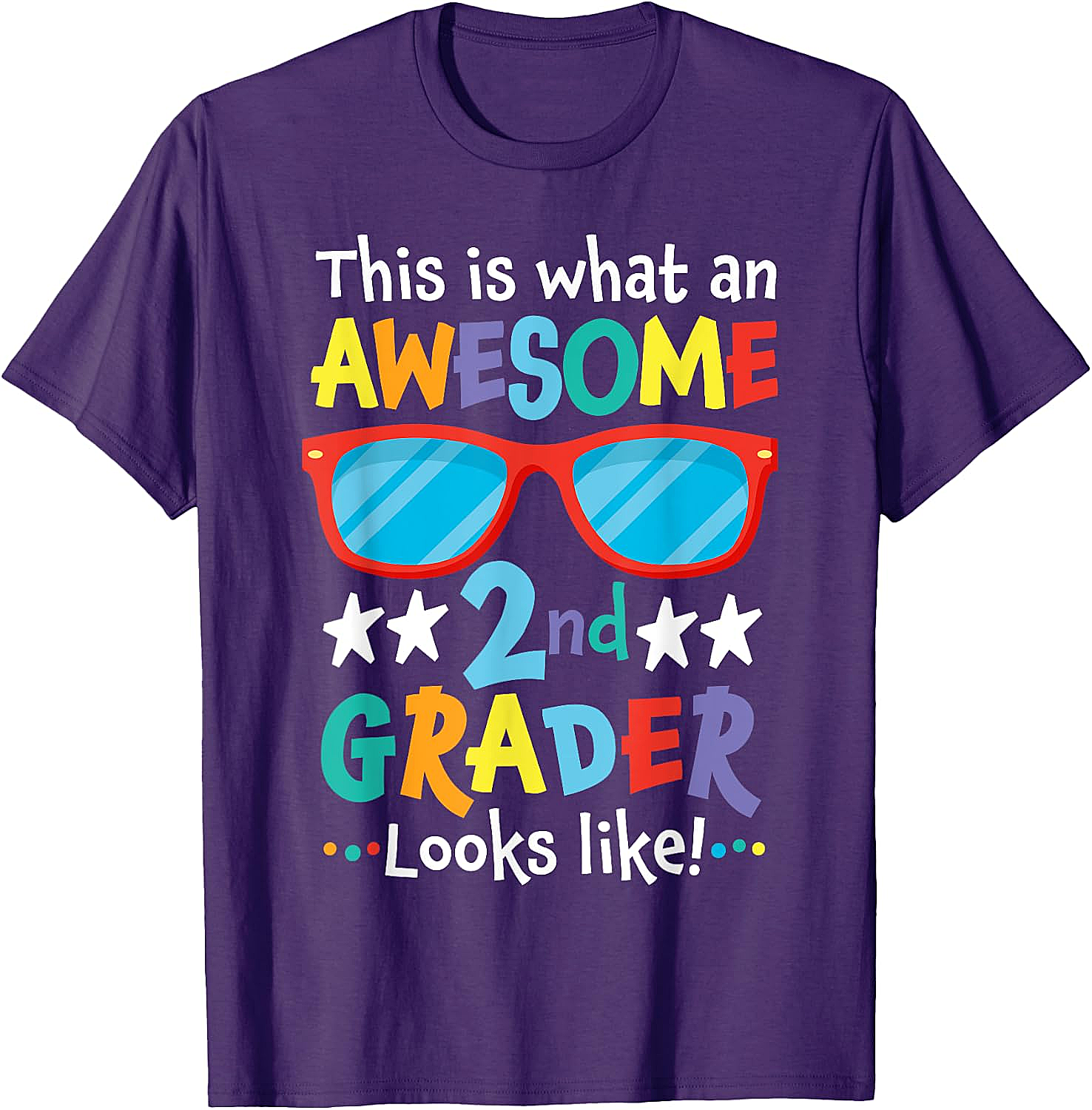 Awesome 2nd Grader T-Shirt - Back to School Tee  Shop Now!