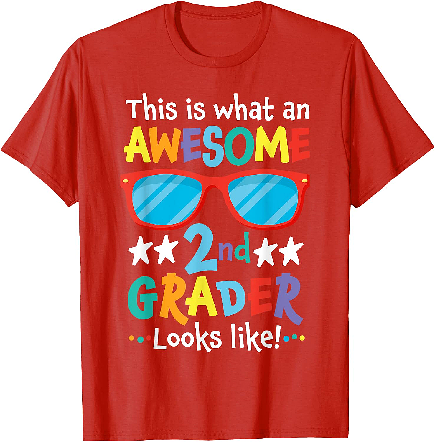 Awesome 2nd Grader T-Shirt - Back to School Tee  Shop Now!