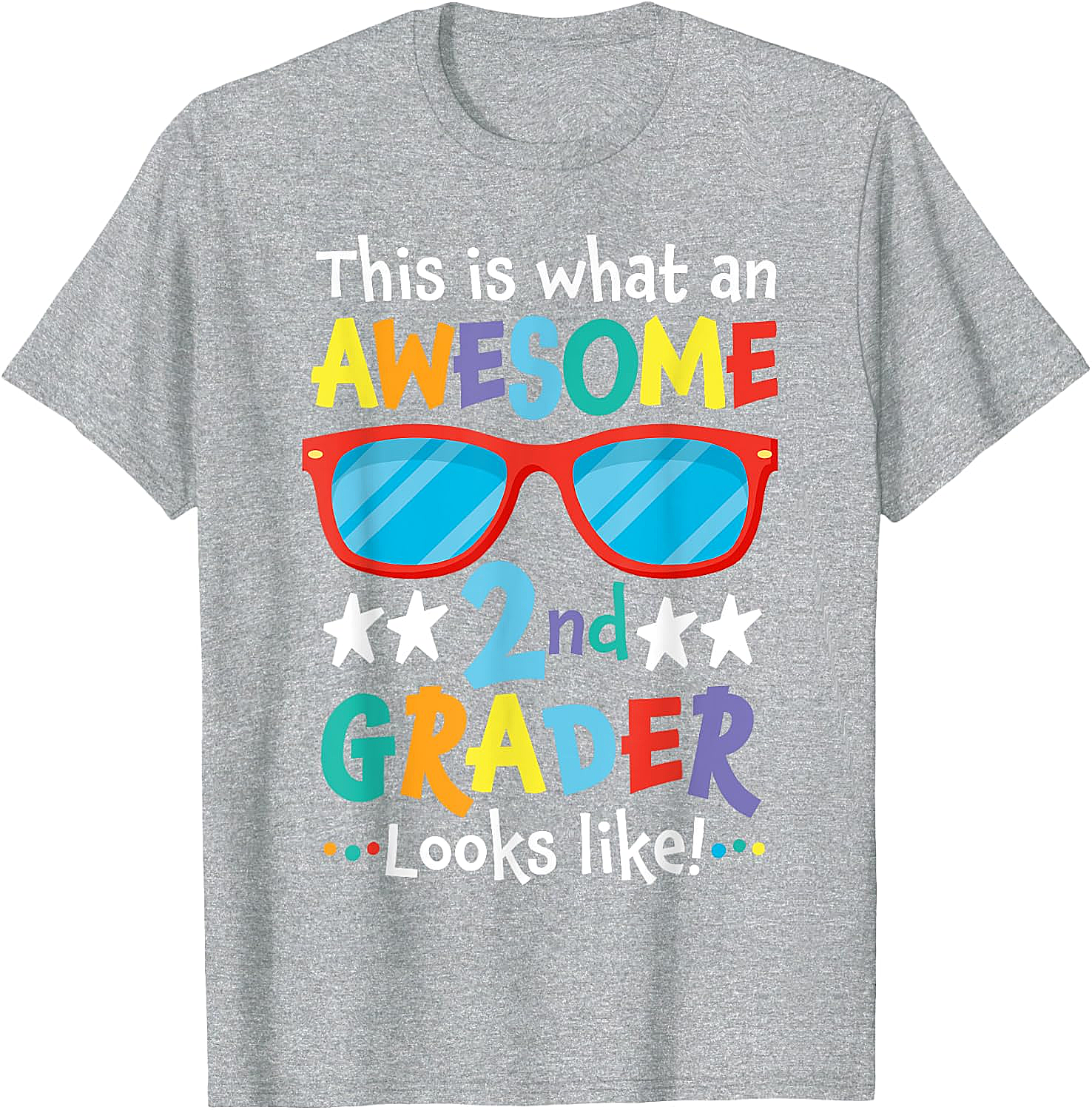 Awesome 2nd Grader T-Shirt - Back to School Tee  Shop Now!