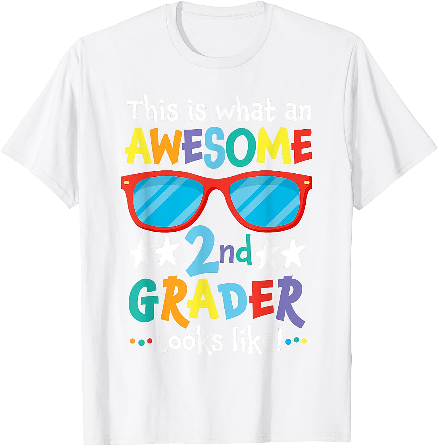 Awesome 2nd Grader T-Shirt - Back to School Tee  Shop Now!