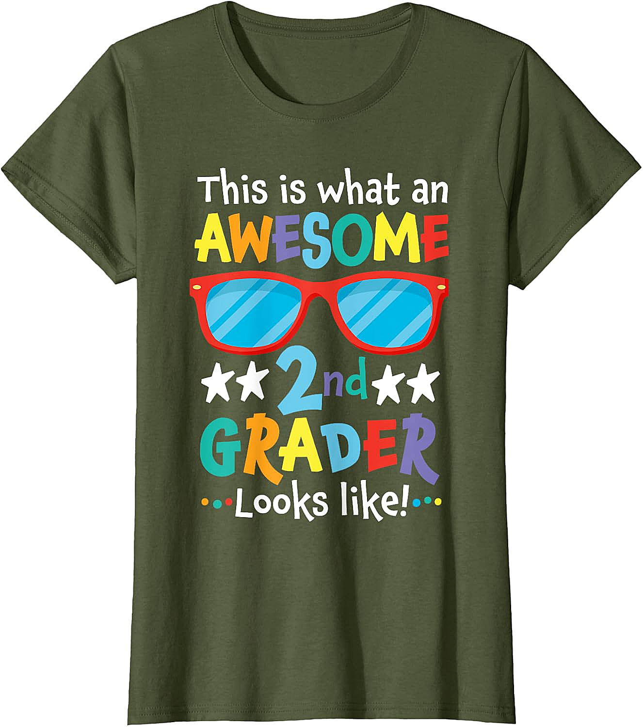 Awesome 2nd Grader T-Shirt - Back to School Tee  Shop Now!