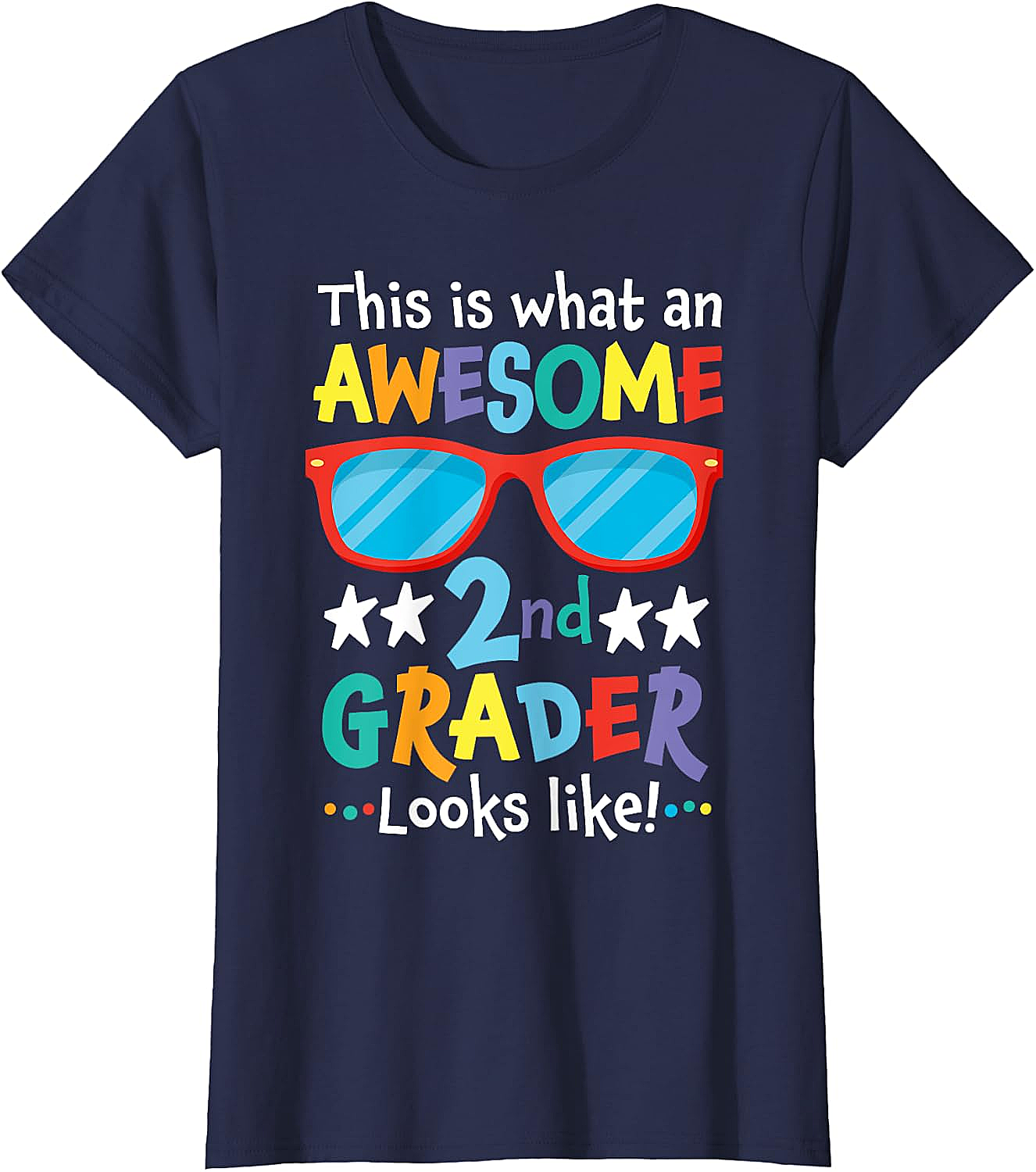 Awesome 2nd Grader T-Shirt - Back to School Tee  Shop Now!