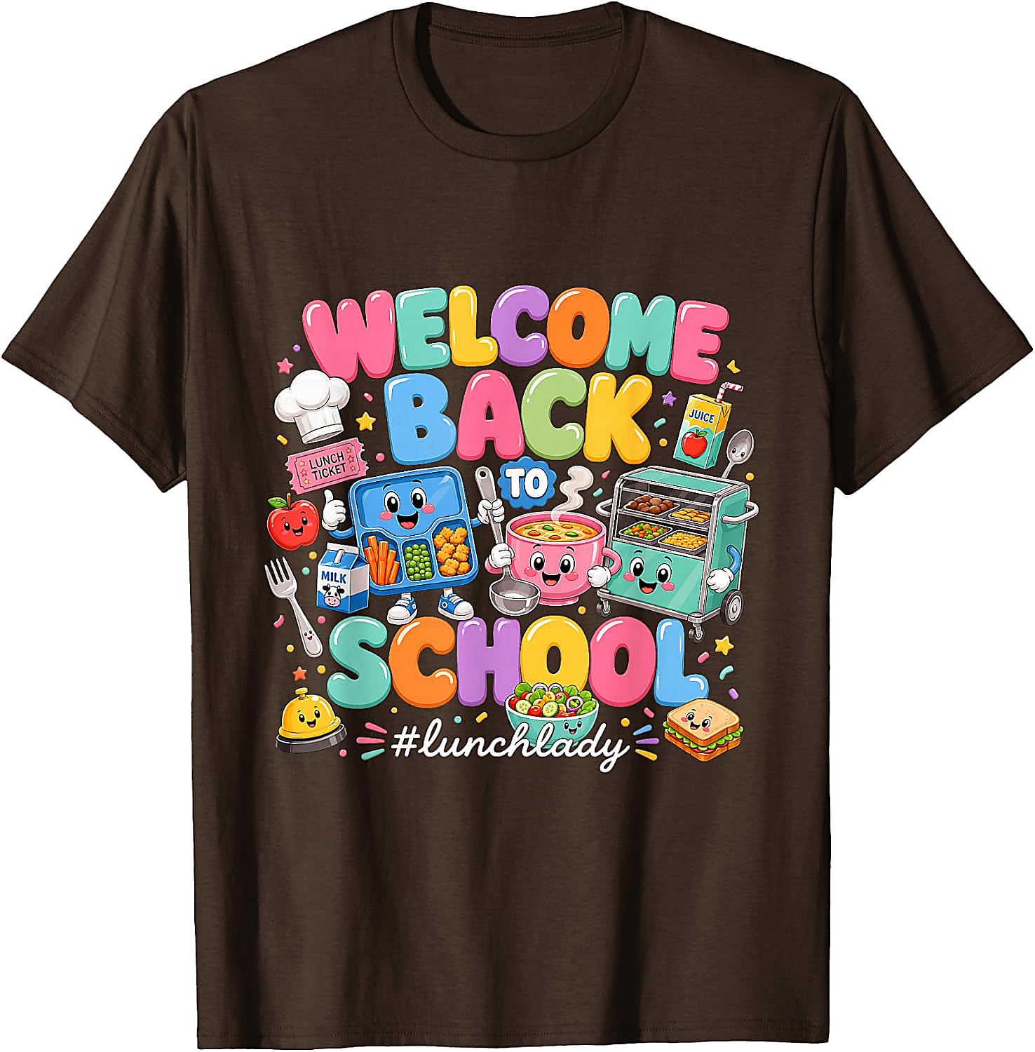 Lunch Lady Back to School T-Shirt | Funny Cafeteria Tee