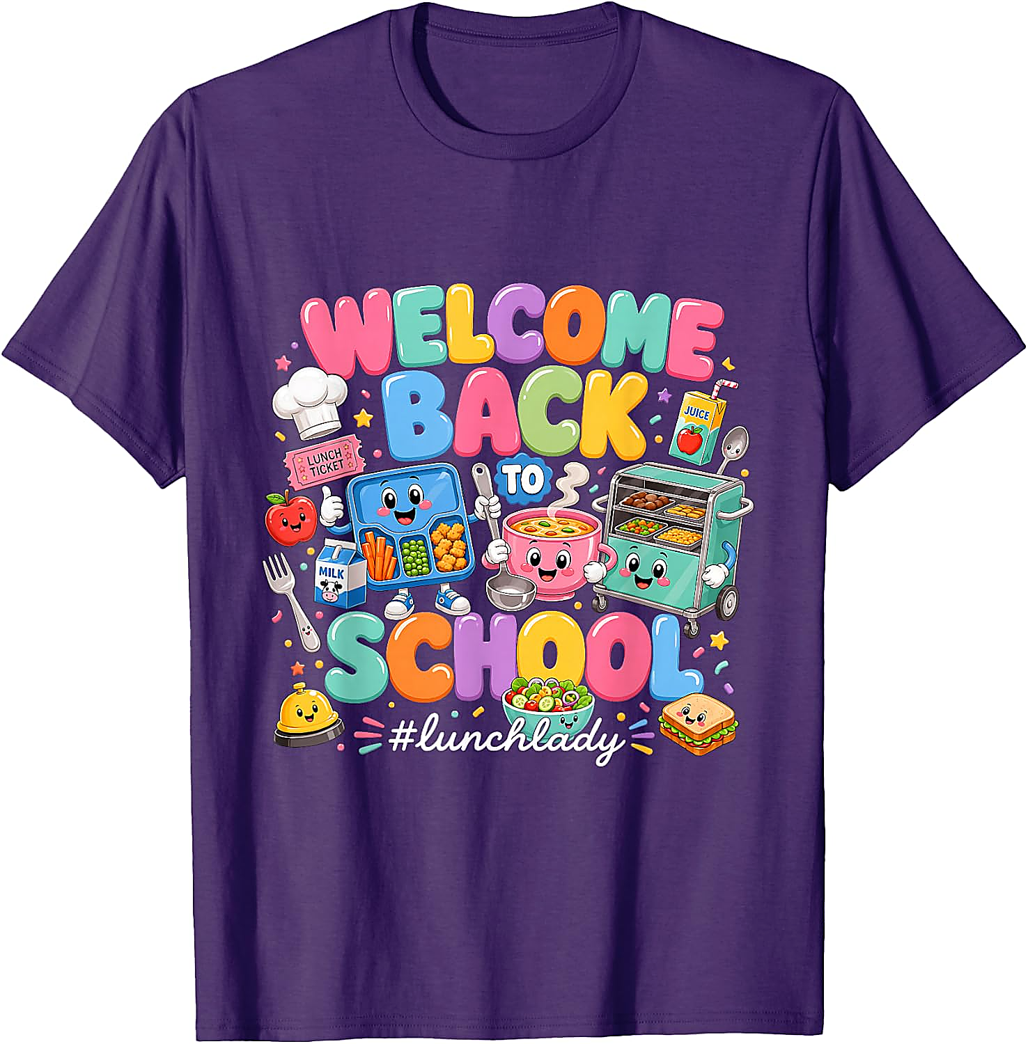Lunch Lady Back to School T-Shirt | Funny Cafeteria Tee
