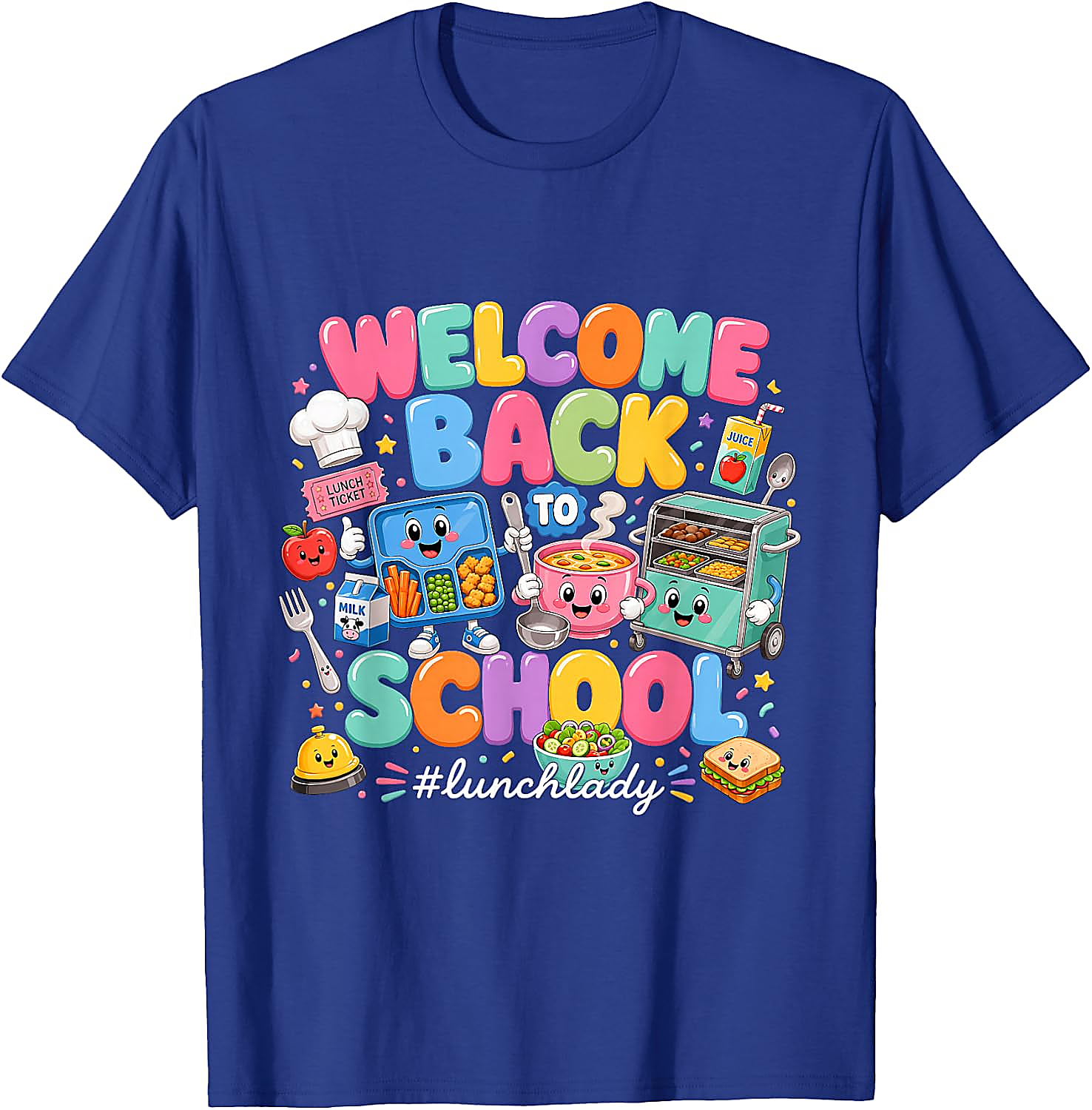 Lunch Lady Back to School T-Shirt | Funny Cafeteria Tee