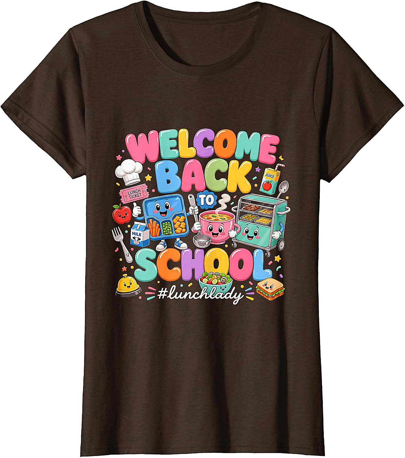 Lunch Lady Back to School T-Shirt | Funny Cafeteria Tee