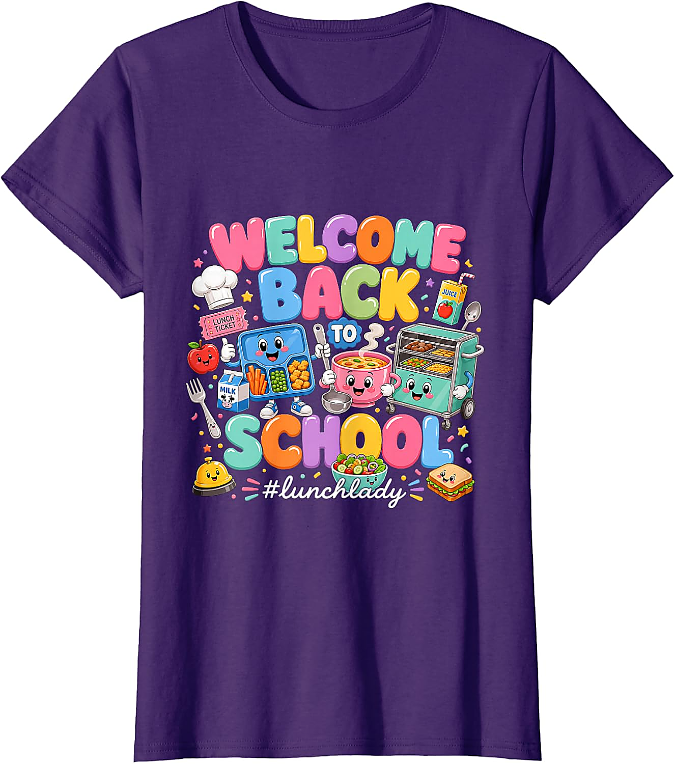 Lunch Lady Back to School T-Shirt | Funny Cafeteria Tee
