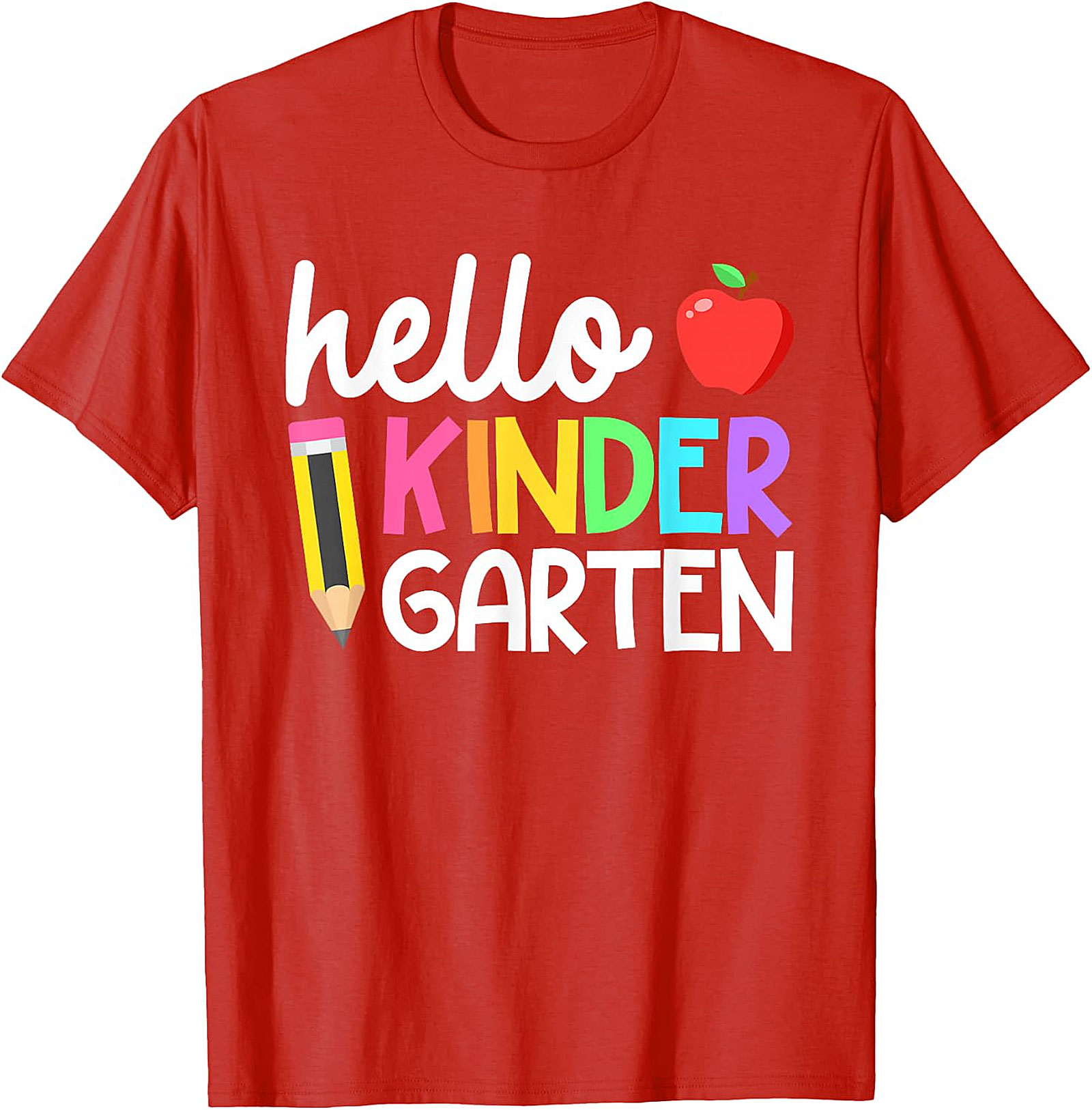 Hello Kindergarten Back to School Graphic Tee | Kids & Adult Sizes