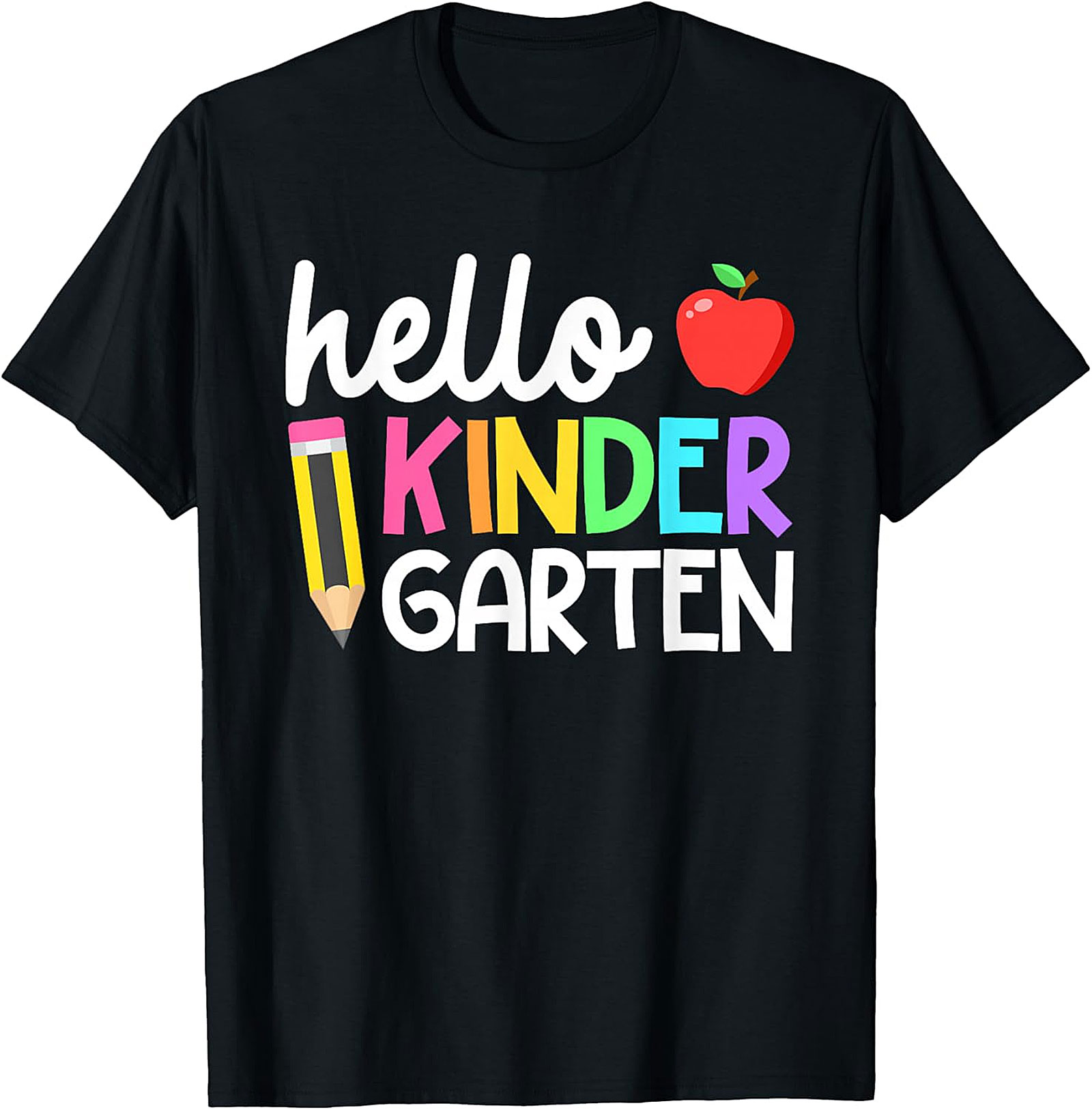 Hello Kindergarten Back to School Graphic Tee | Kids & Adult Sizes