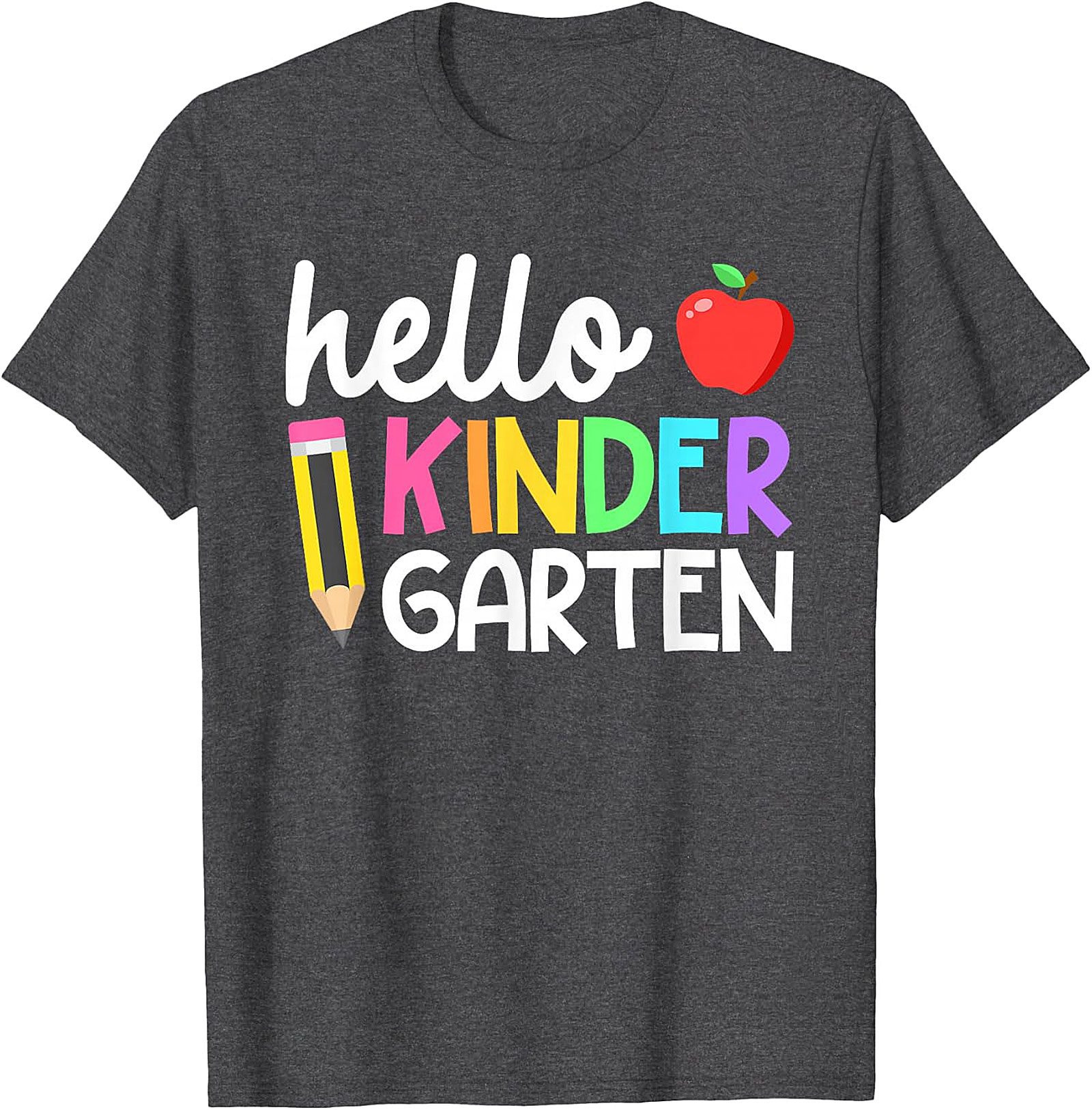 Hello Kindergarten Back to School Graphic Tee | Kids & Adult Sizes