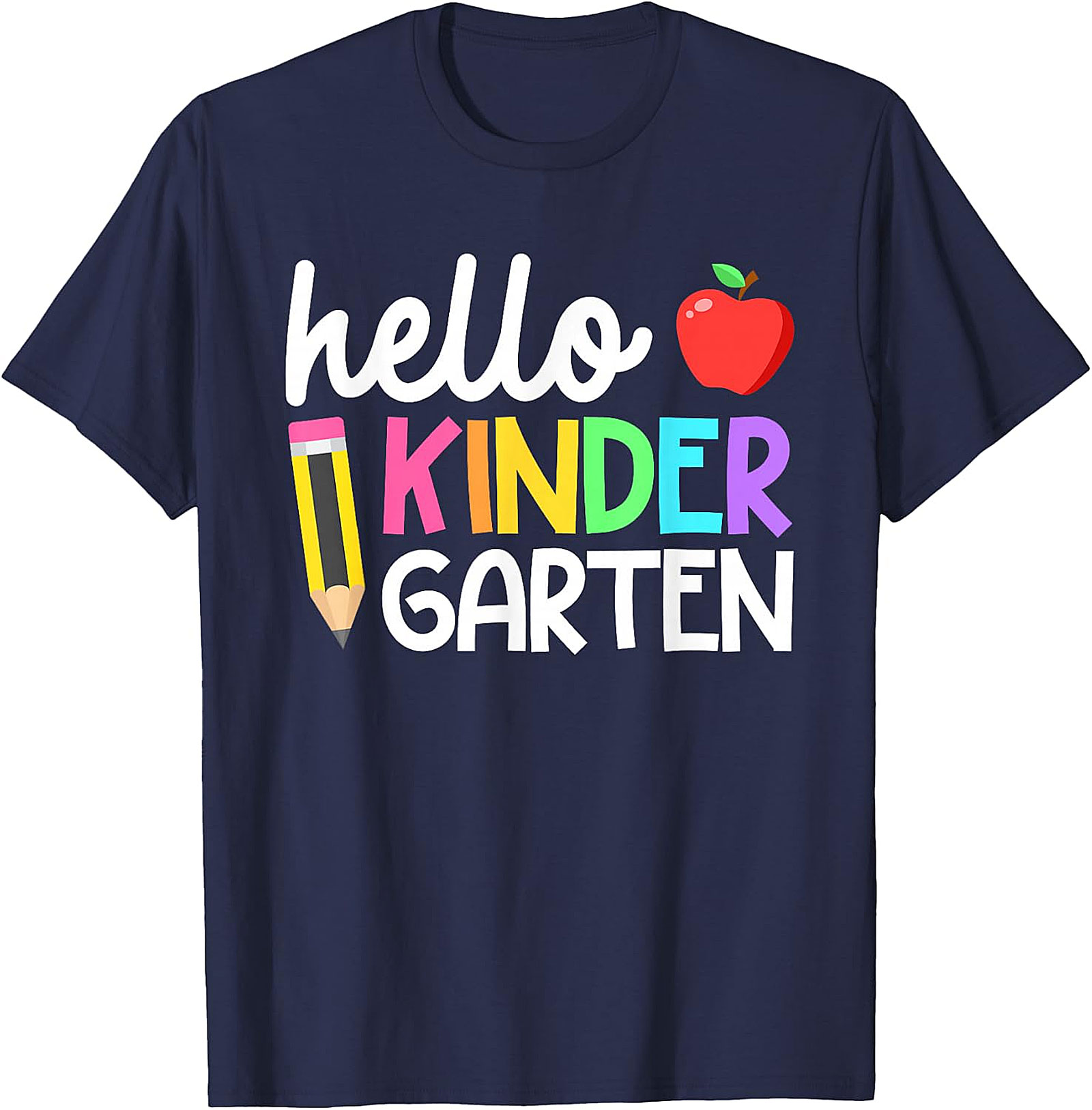 Hello Kindergarten Back to School Graphic Tee | Kids & Adult Sizes