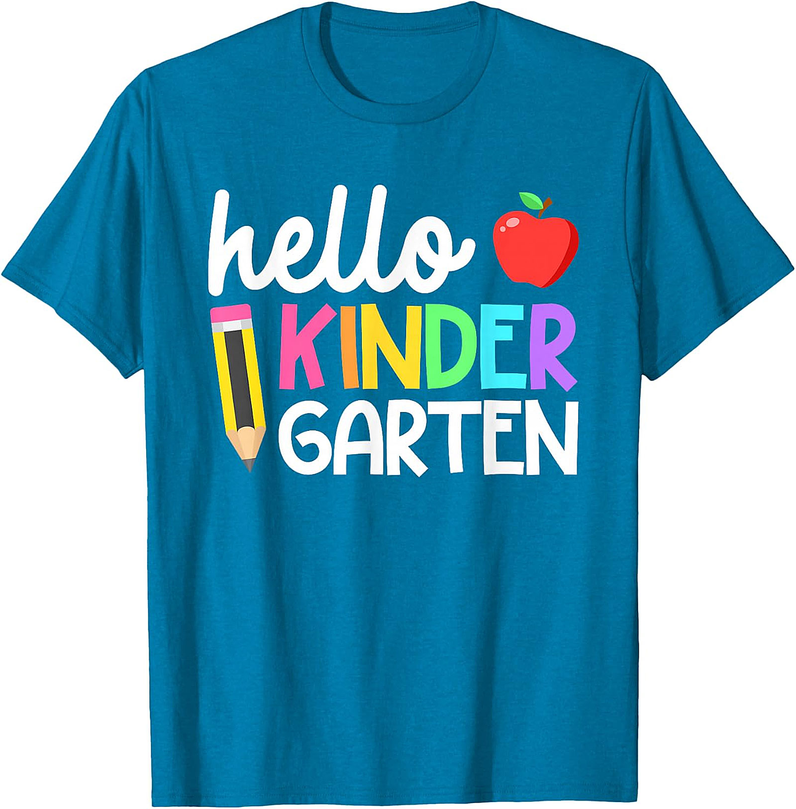 Hello Kindergarten Back to School Graphic Tee | Kids & Adult Sizes