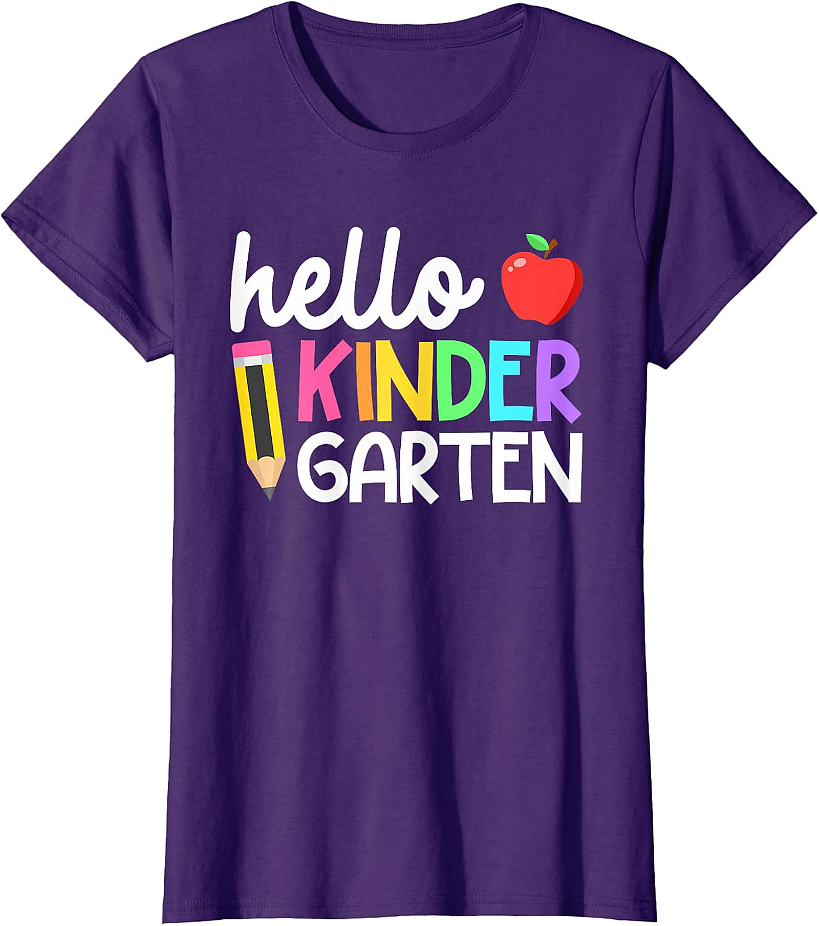 Hello Kindergarten Back to School Graphic Tee | Kids & Adult Sizes