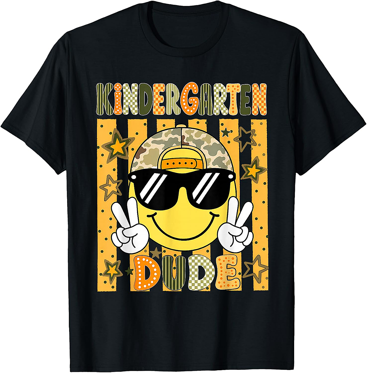Kindergarten Dude Shirt - Boys 1st Day of School Tee
