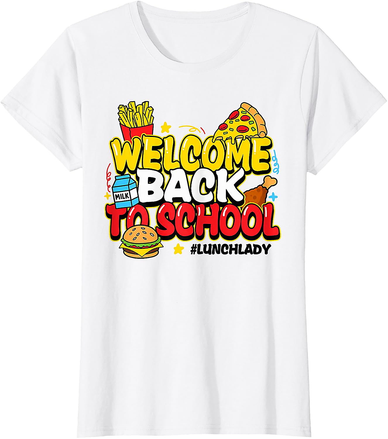 Lunch Lady Back to School T-Shirt | Funny Food Service Tee