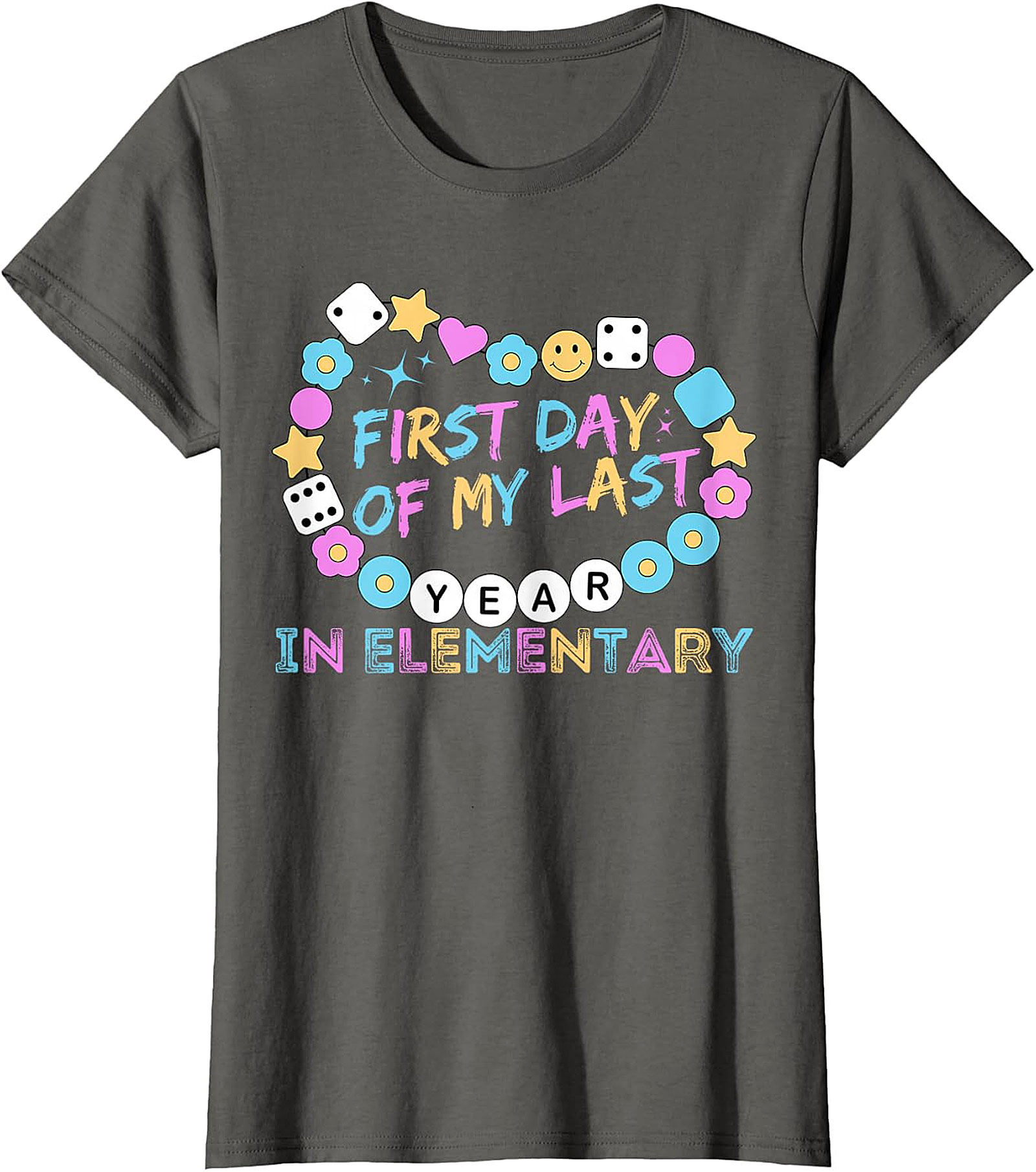 First Day of My Last Year Elementary T Shirt | Kids Tee