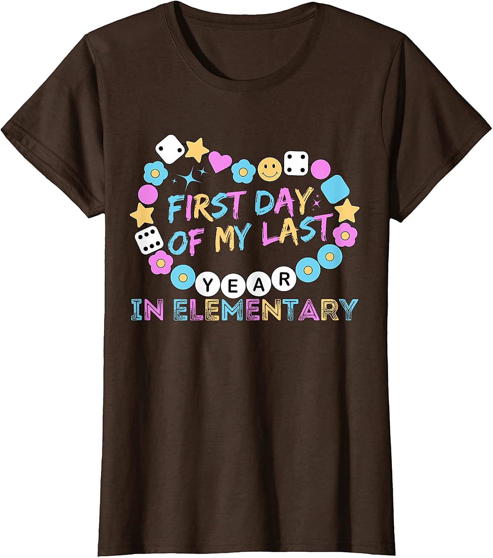 First Day of My Last Year Elementary T Shirt | Kids Tee