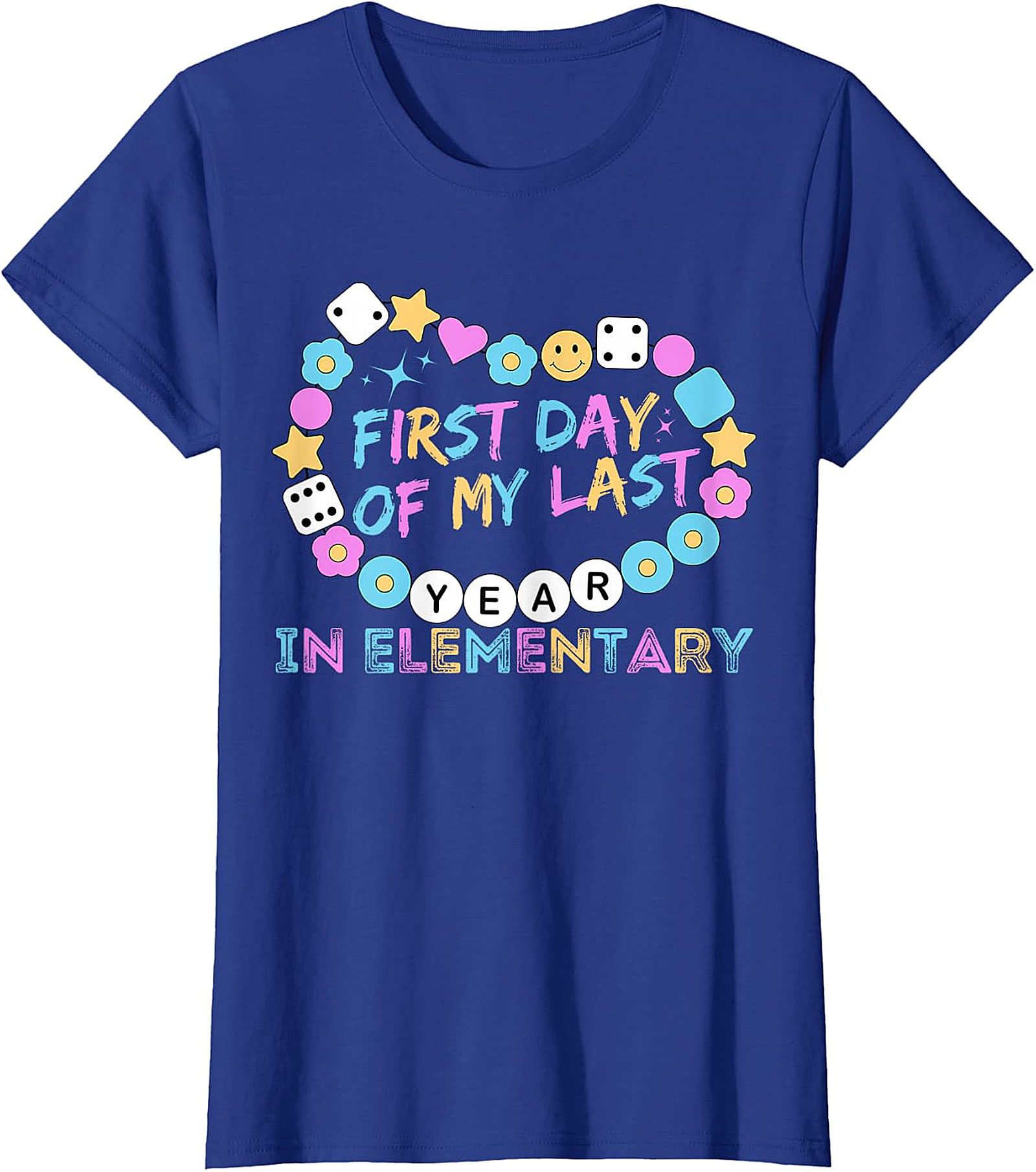 First Day of My Last Year Elementary T Shirt | Kids Tee