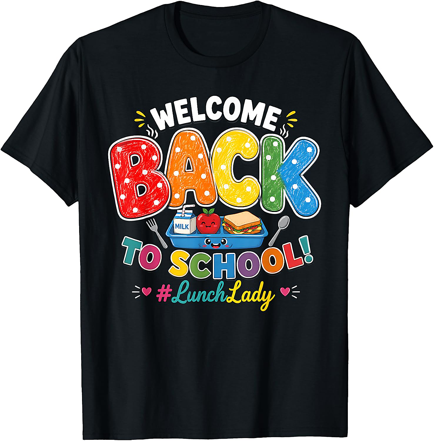 Lunch Lady Back to School T-Shirt | Funny Cafeteria Tee