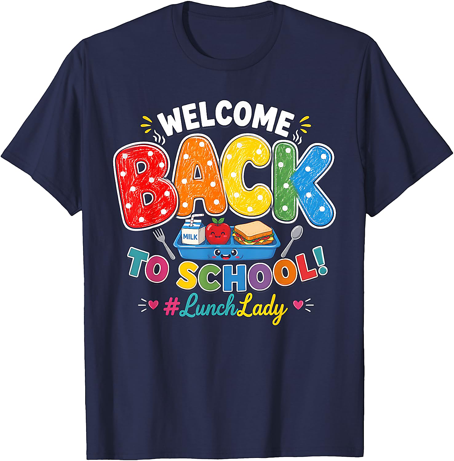 Lunch Lady Back to School T-Shirt | Funny Cafeteria Tee