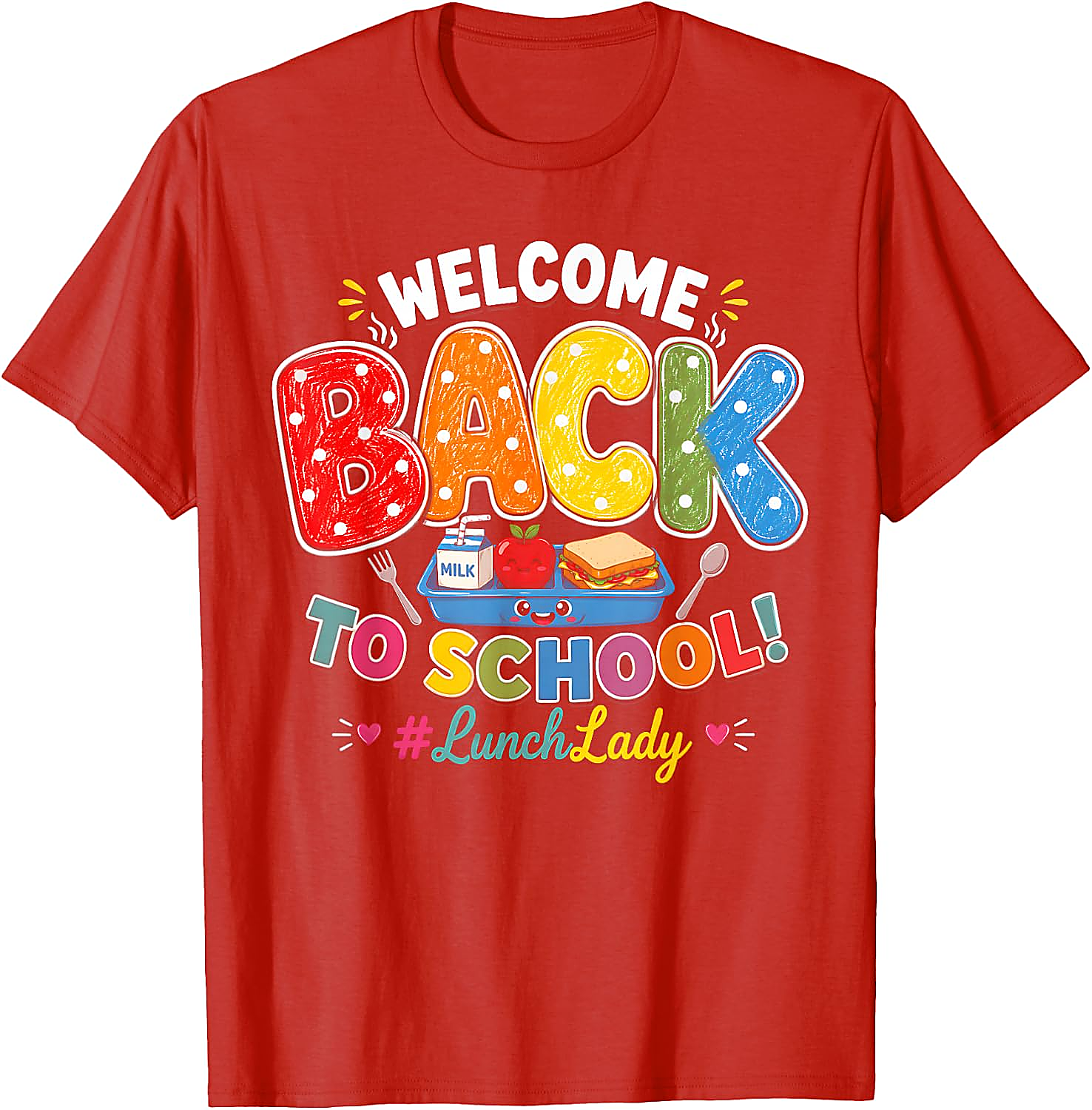 Lunch Lady Back to School T-Shirt | Funny Cafeteria Tee