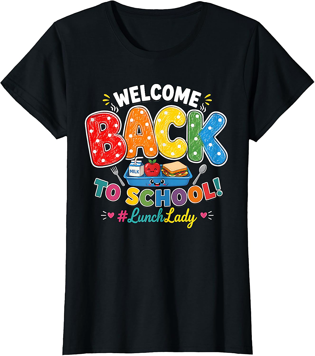 Lunch Lady Back to School T-Shirt | Funny Cafeteria Tee