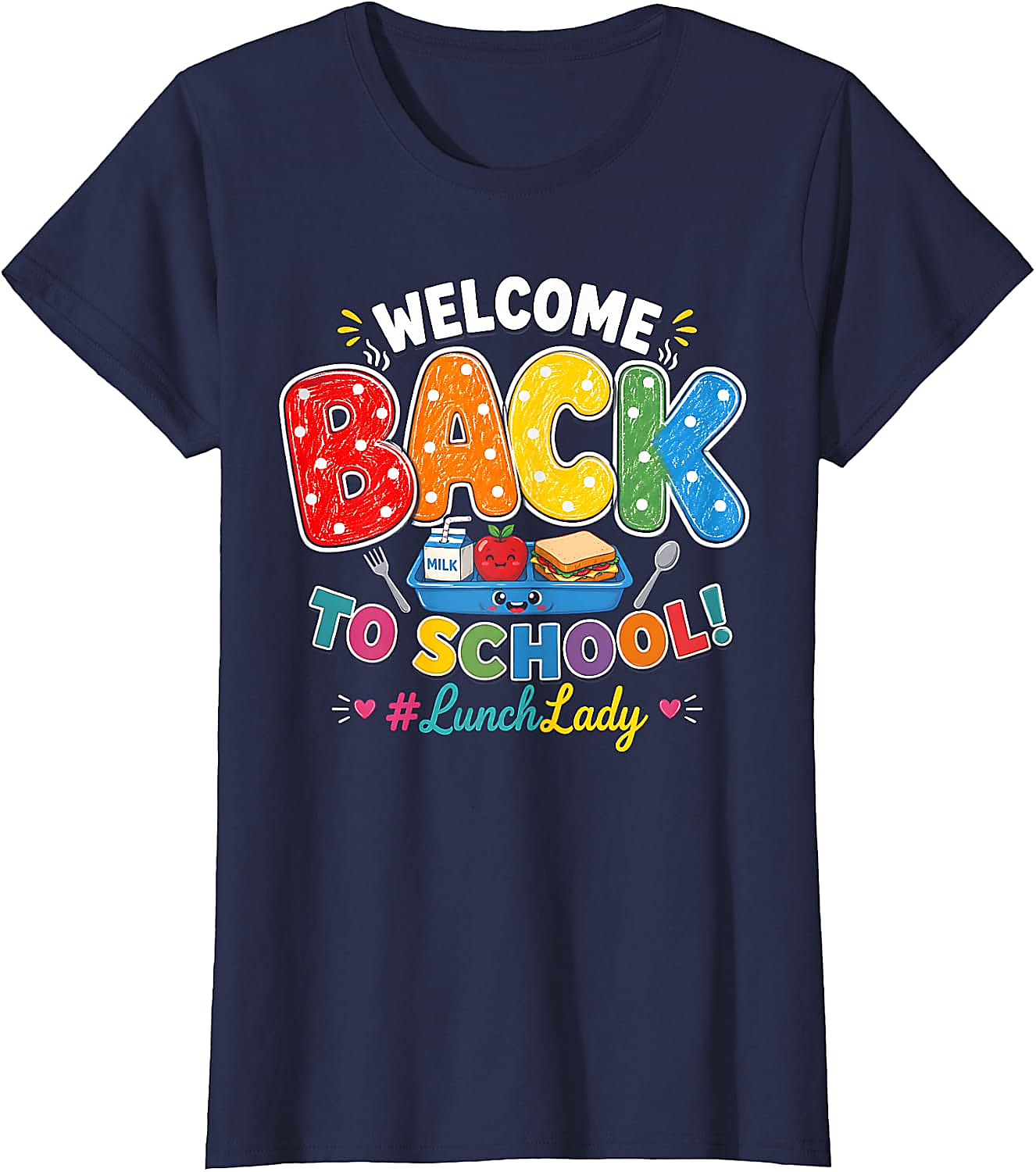 Lunch Lady Back to School T-Shirt | Funny Cafeteria Tee