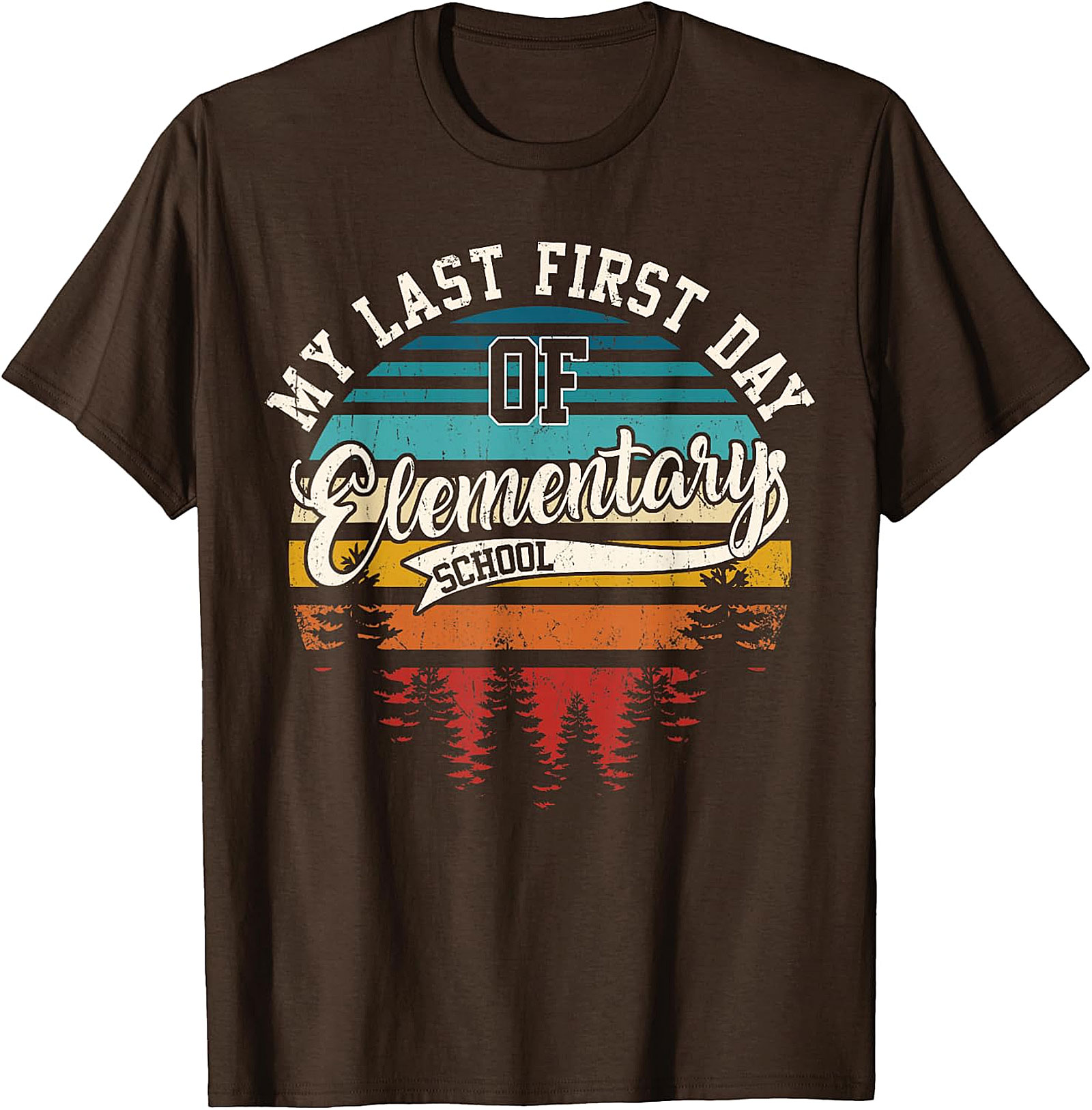 My Last First Day of Elementary School Retro T Shirt