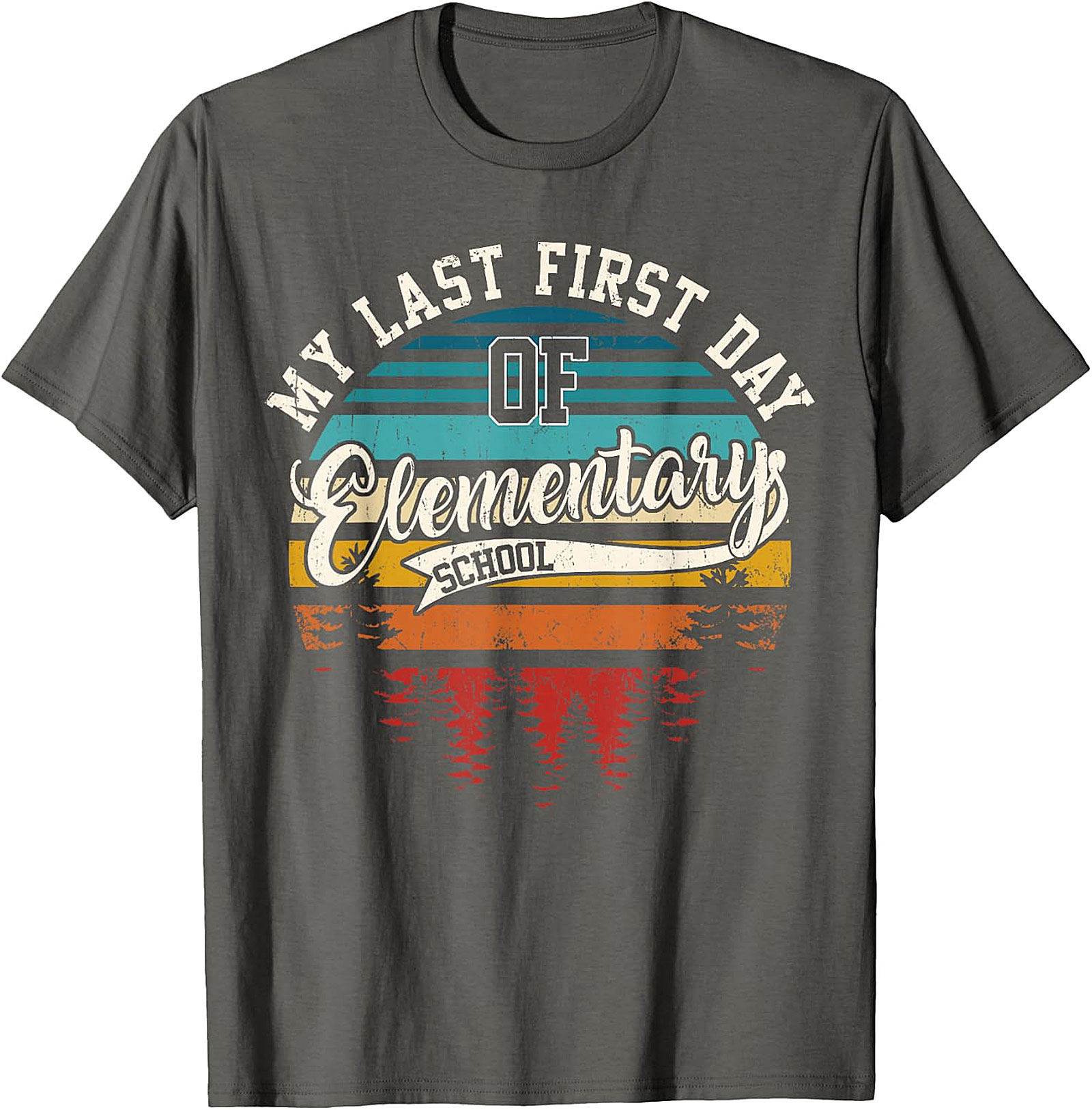 My Last First Day of Elementary School Retro T Shirt