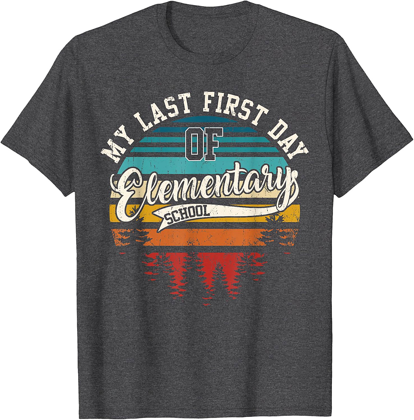 My Last First Day of Elementary School Retro T Shirt
