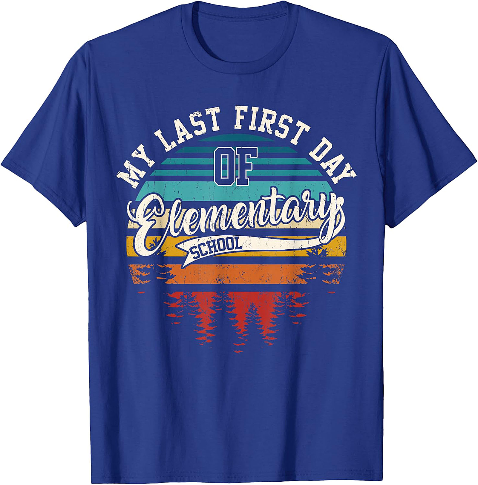 My Last First Day of Elementary School Retro T Shirt