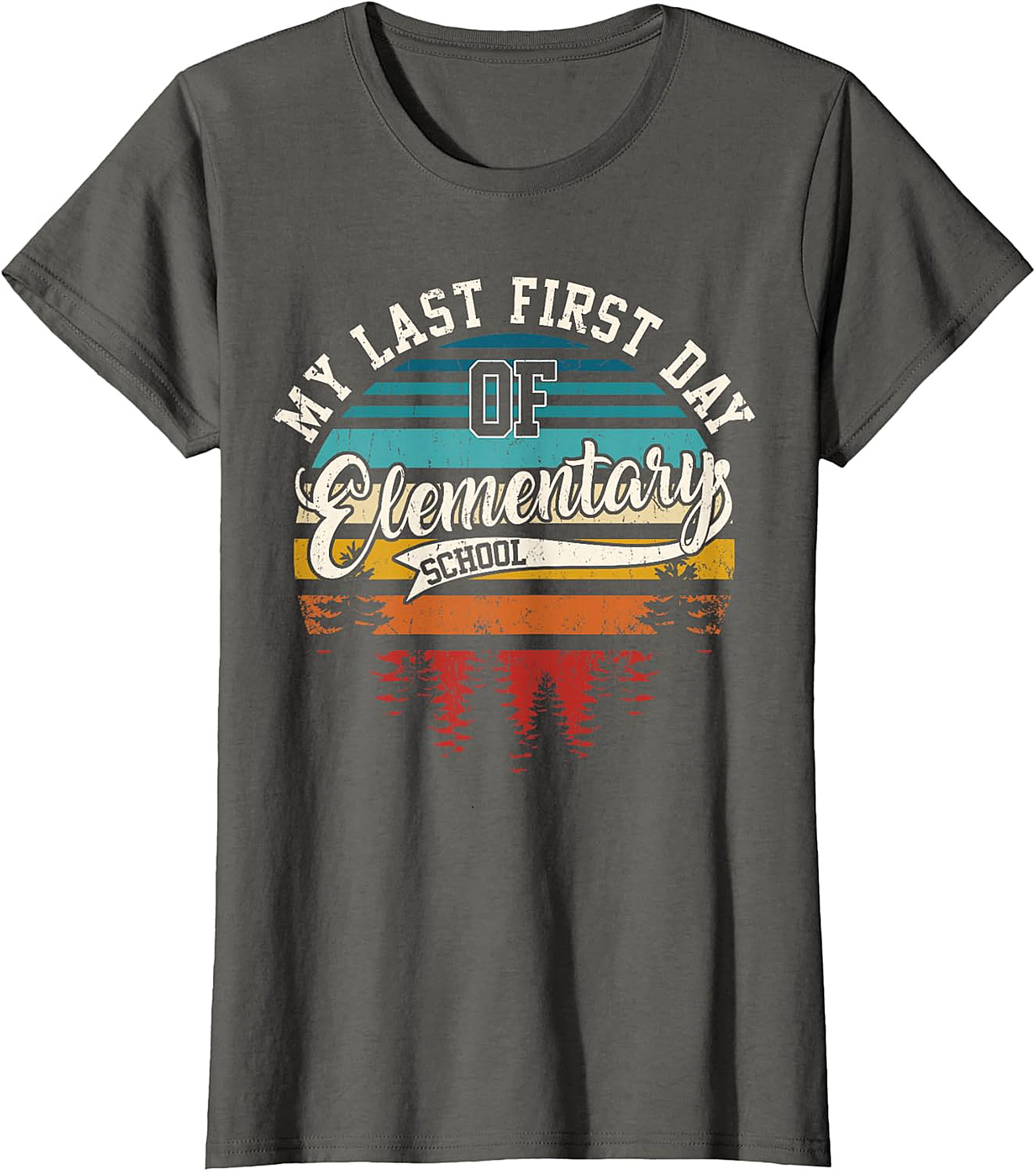 My Last First Day of Elementary School Retro T Shirt