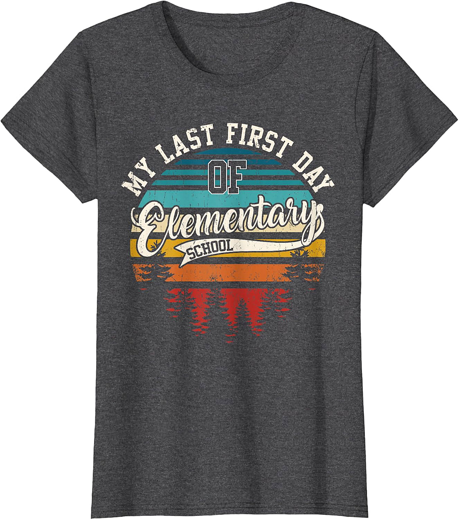 My Last First Day of Elementary School Retro T Shirt