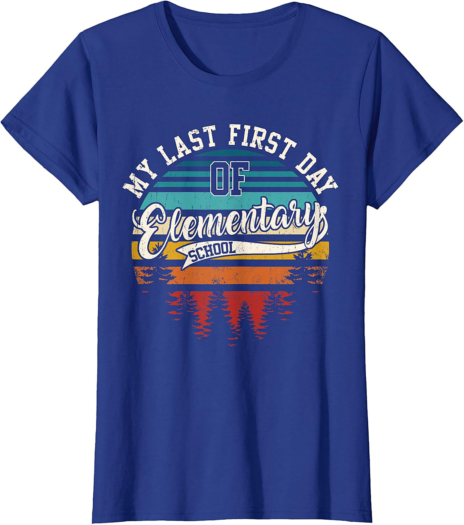 My Last First Day of Elementary School Retro T Shirt