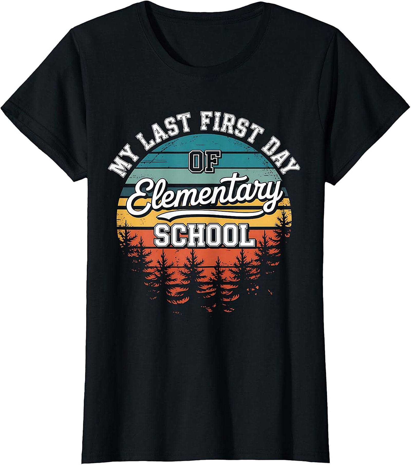 Last First Day of Elementary School Vintage T Shirt