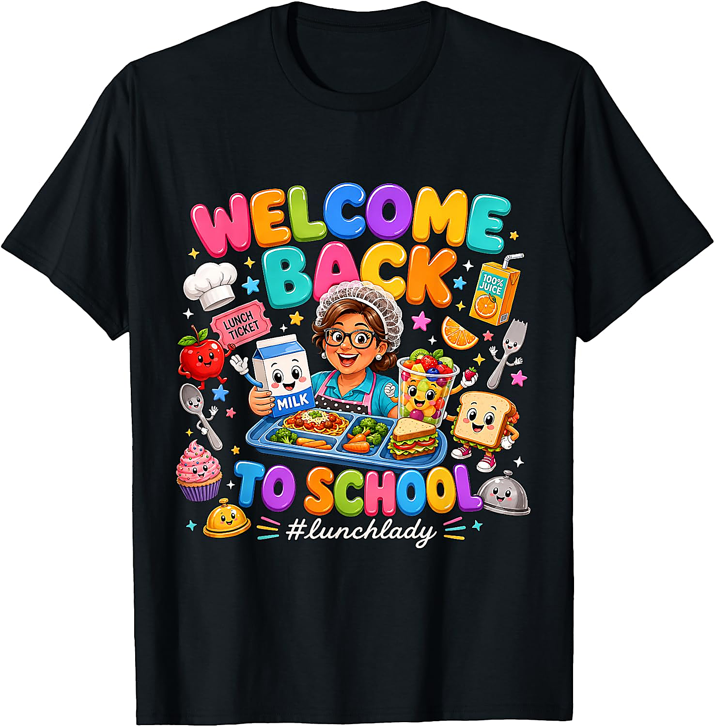 Lunch Lady T-Shirt | Welcome Back to School Gift Tee
