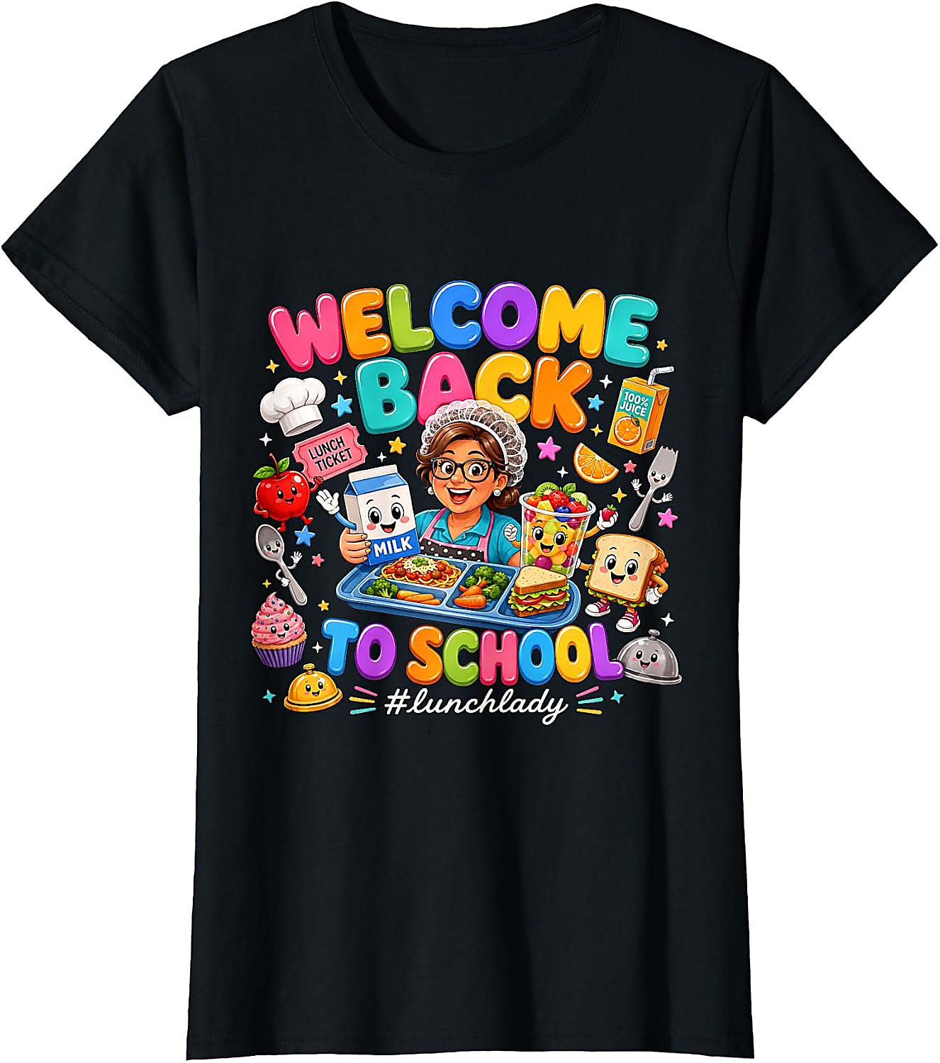 Lunch Lady T-Shirt | Welcome Back to School Gift Tee