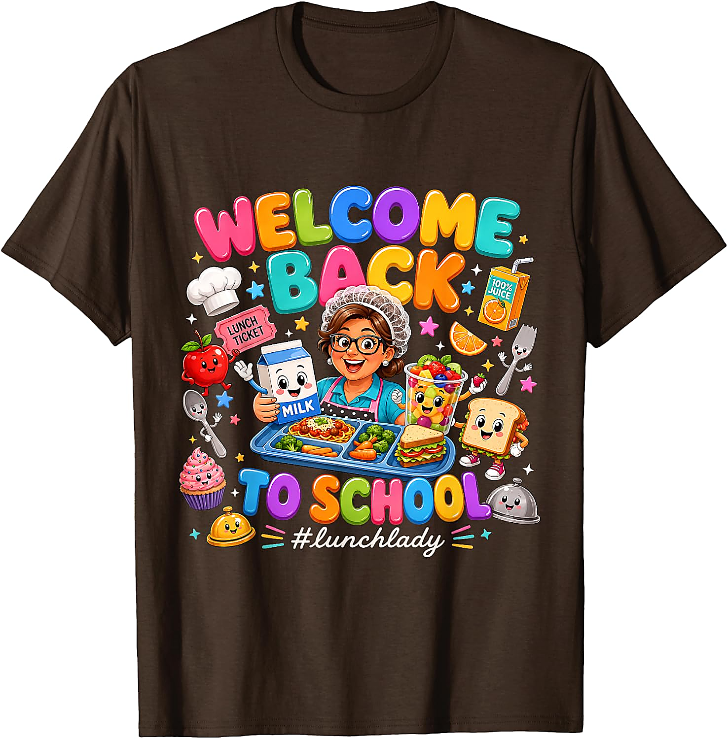 Lunch Lady T-Shirt | Welcome Back to School Gift Tee