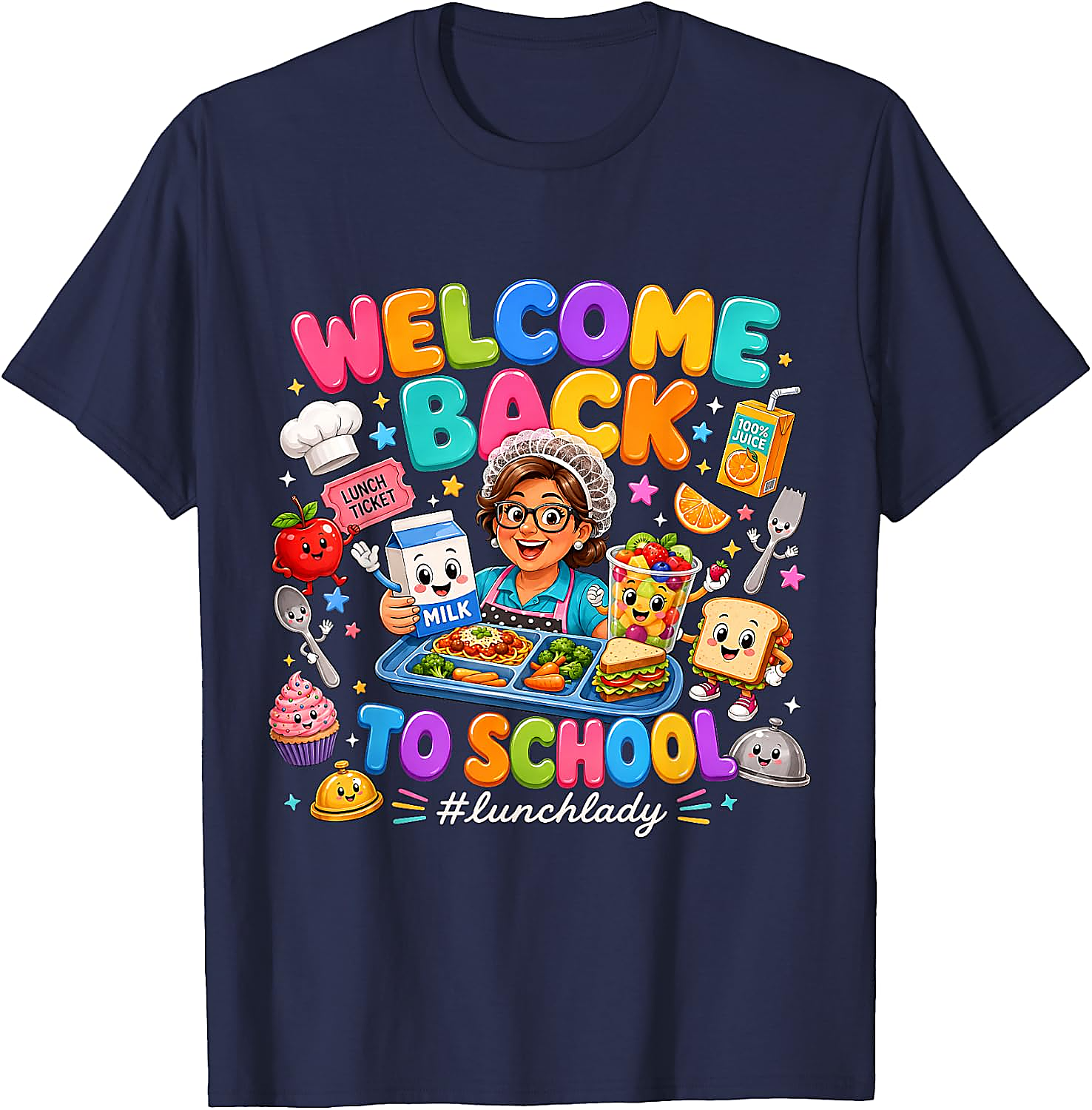 Lunch Lady T-Shirt | Welcome Back to School Gift Tee