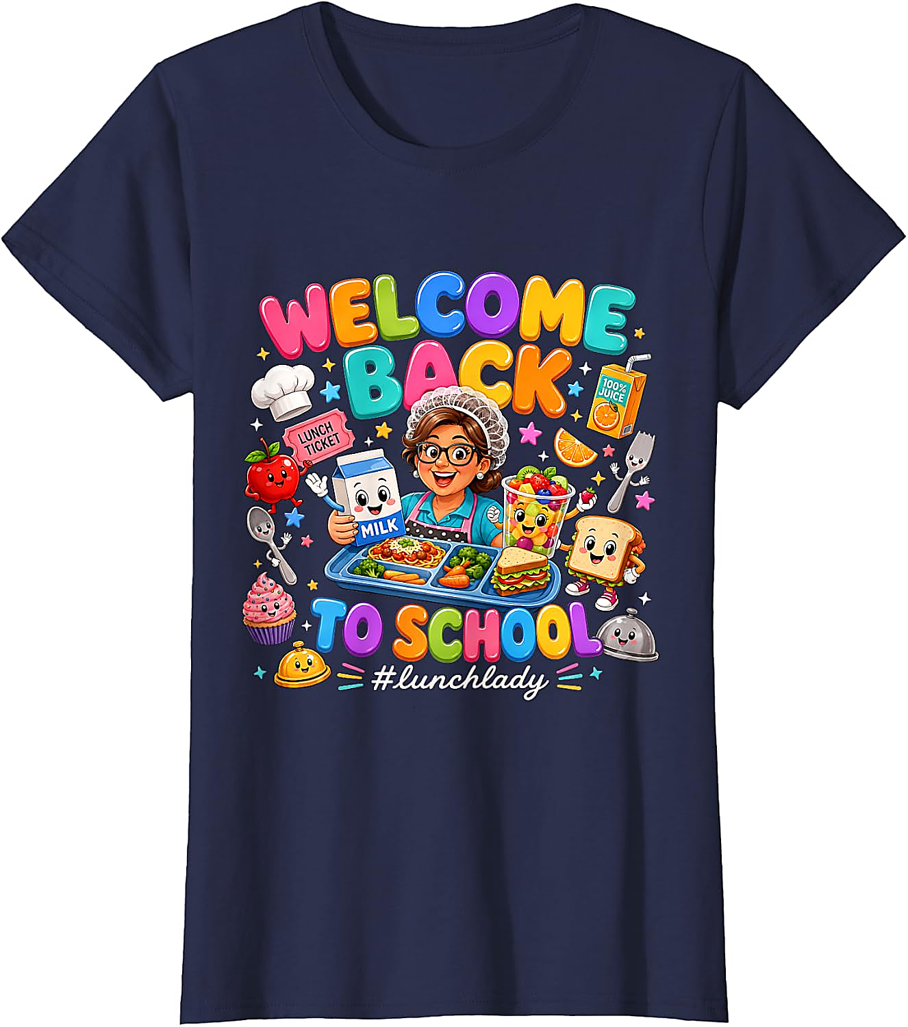 Lunch Lady T-Shirt | Welcome Back to School Gift Tee