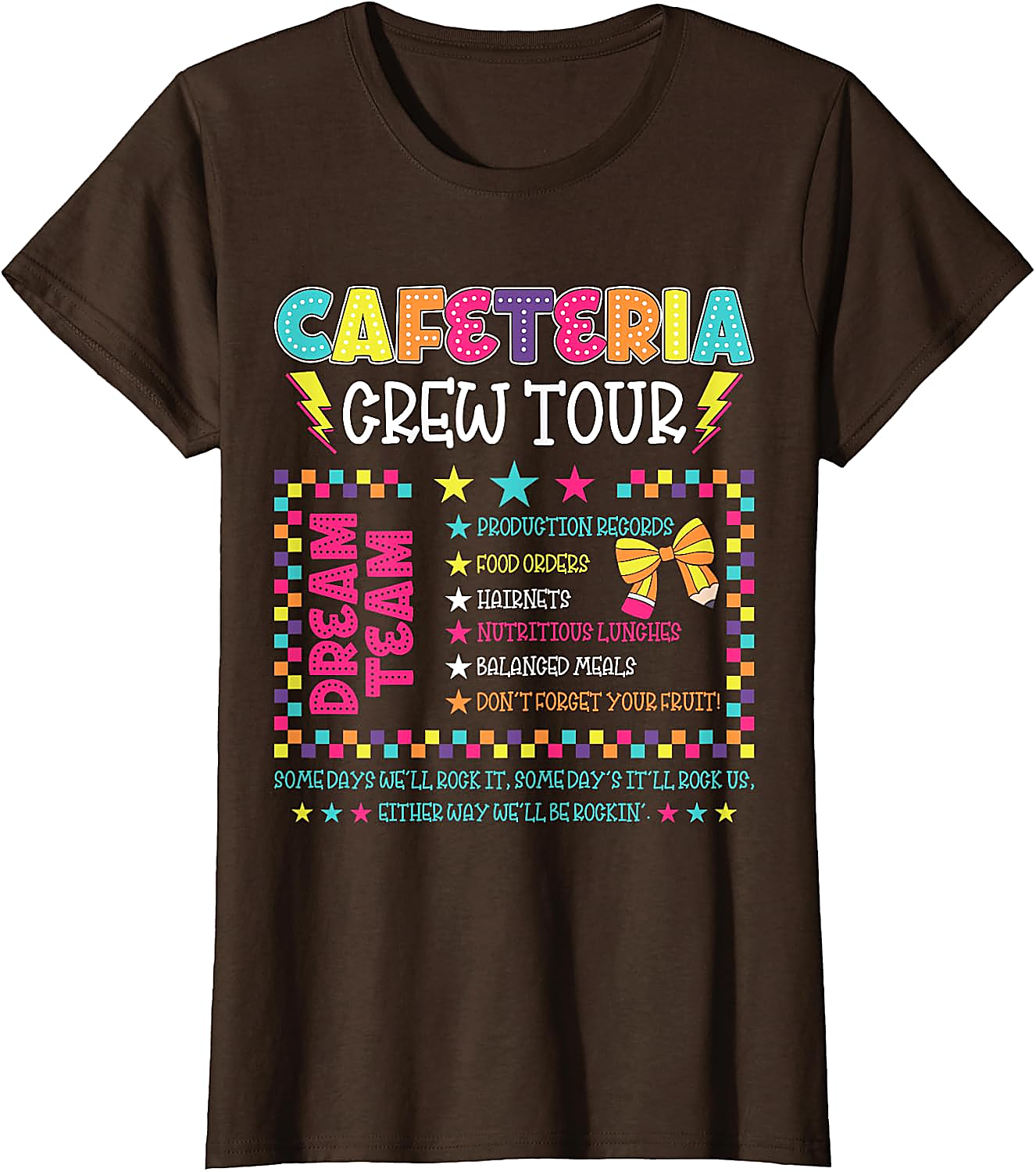 Cafeteria Crew Tour T-Shirt | Funny Lunch Lady Tee